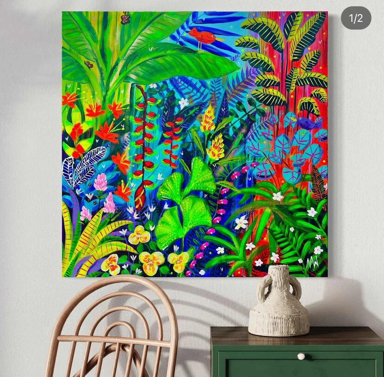 "Silva Tropica"
Acrylic on Canvas
36" x 36"
SOLD
