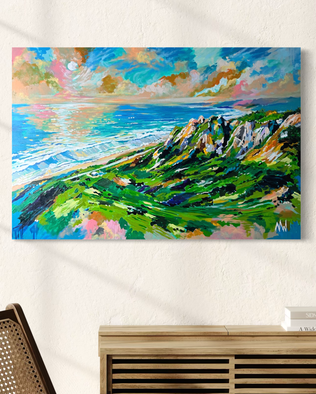 "Where The Giant Sleeps" 
Acrylic on Canvas 
36" x 24" 
BBD$5,700.00/USD$2,850.00