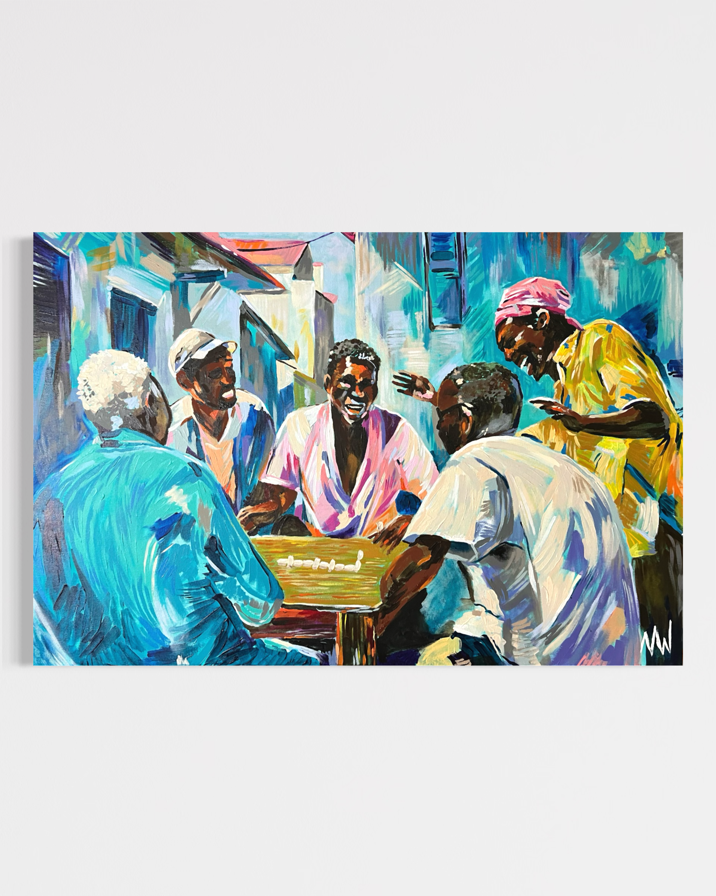 "Slappin' Bones XII" 
Acrylic on Canvas 
36" x 24" 
SOLD