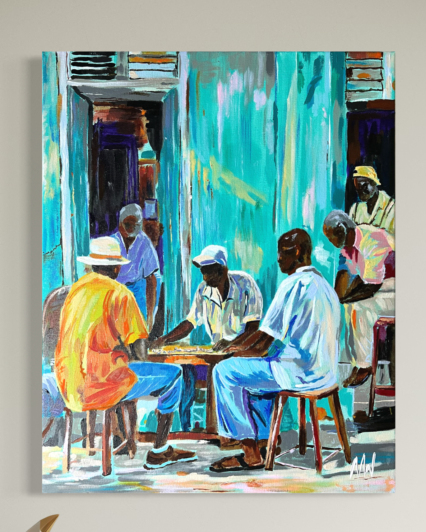 "Slappin' Bones II"
16" x 20"
Acrylic on Canvas
SOLD