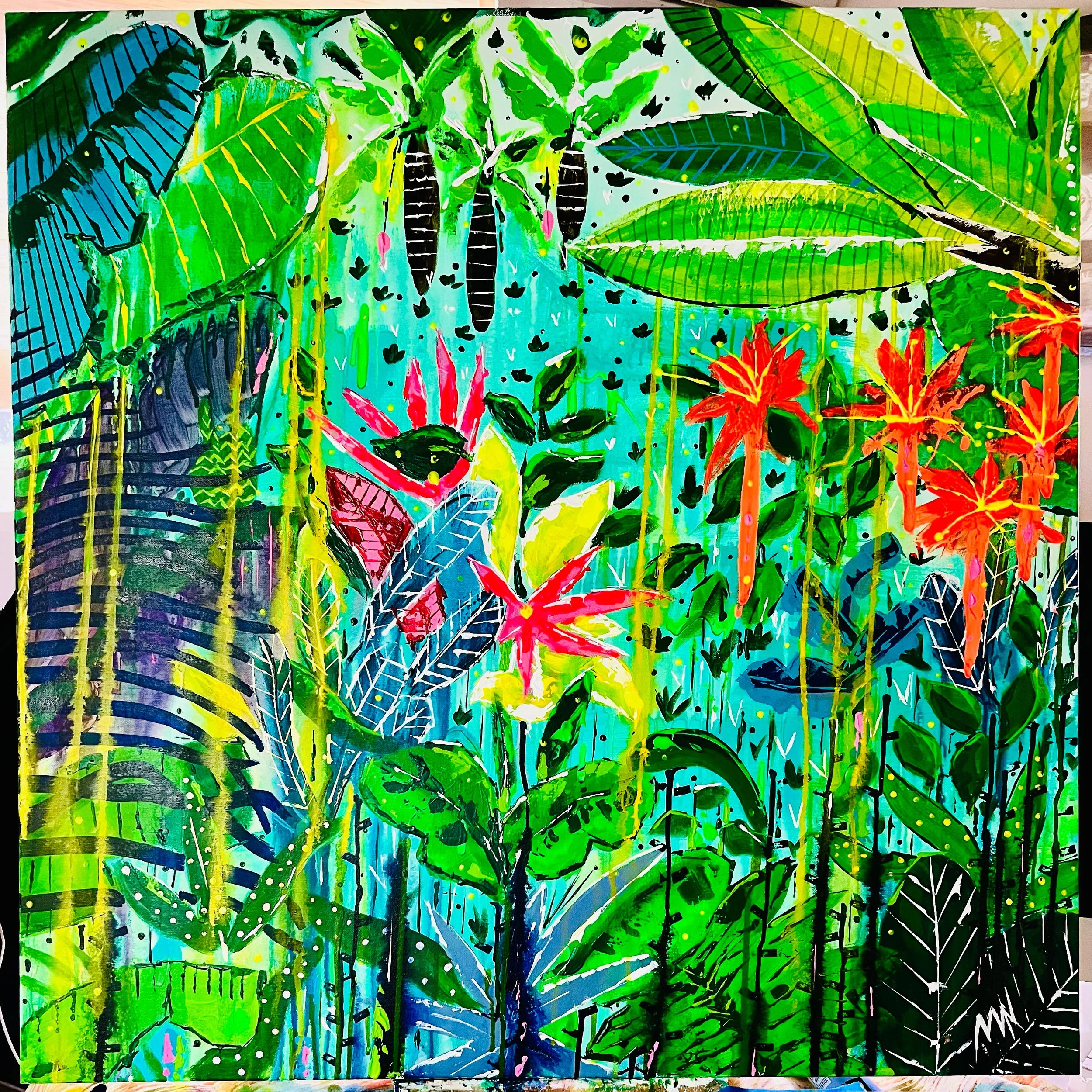 "Jungle Dream"
Acrylic on Canvas
36" x 36"
SOLD