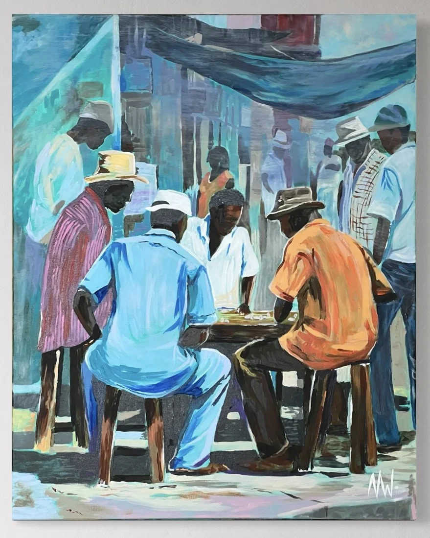 "Slappin' Bones V"
24" x 30"
Acrylic on Canvas
SOLD