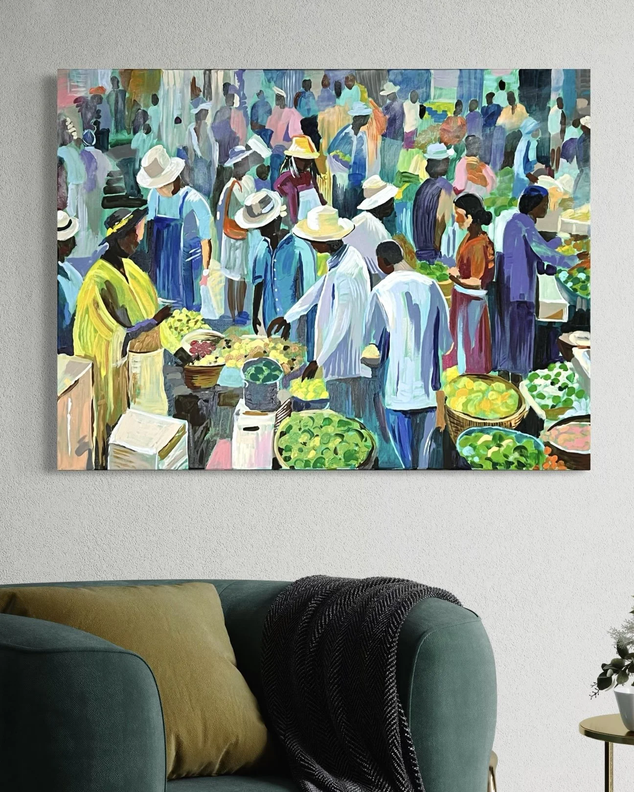 “The Living Rhythm”
40” x 30”
Acrylic on Canvas
BBD$6,000.00/USD$3,000.00