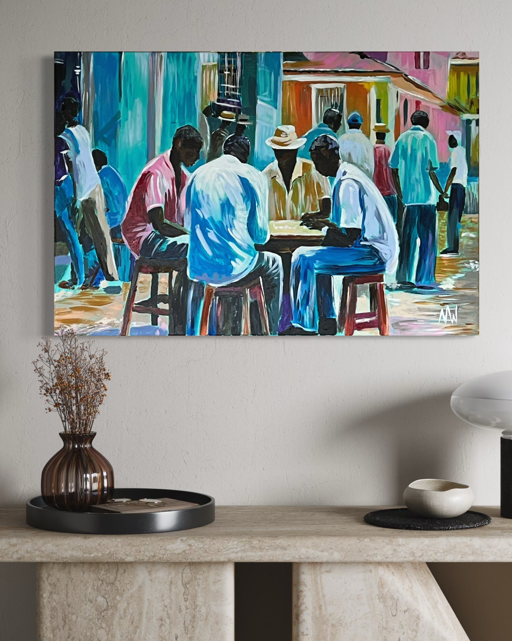 "Slappin' Bones VII"
36" x 24"
Acrylic on Canvas
SOLD