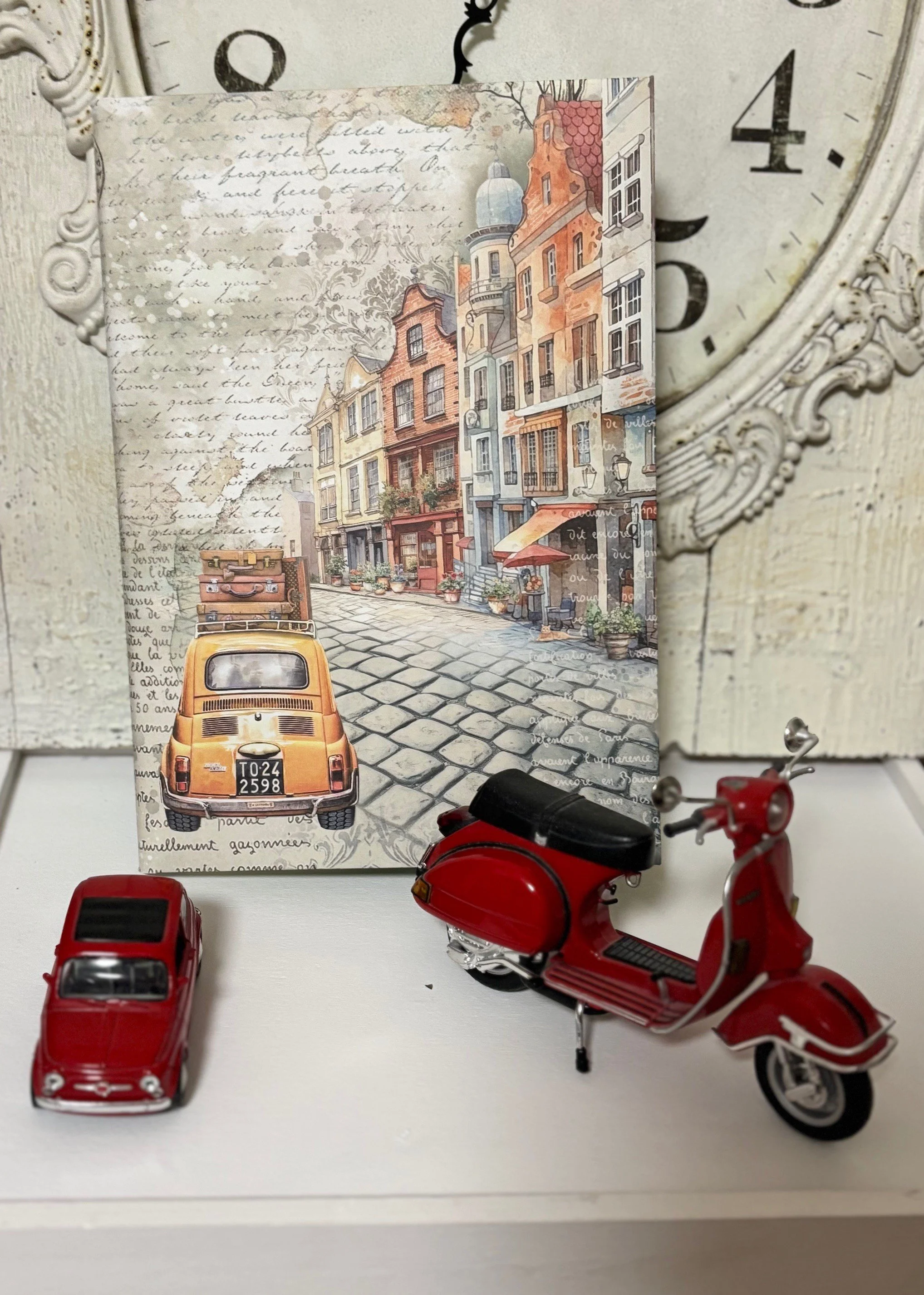 Notizbuch gebunden "Fiat 500"