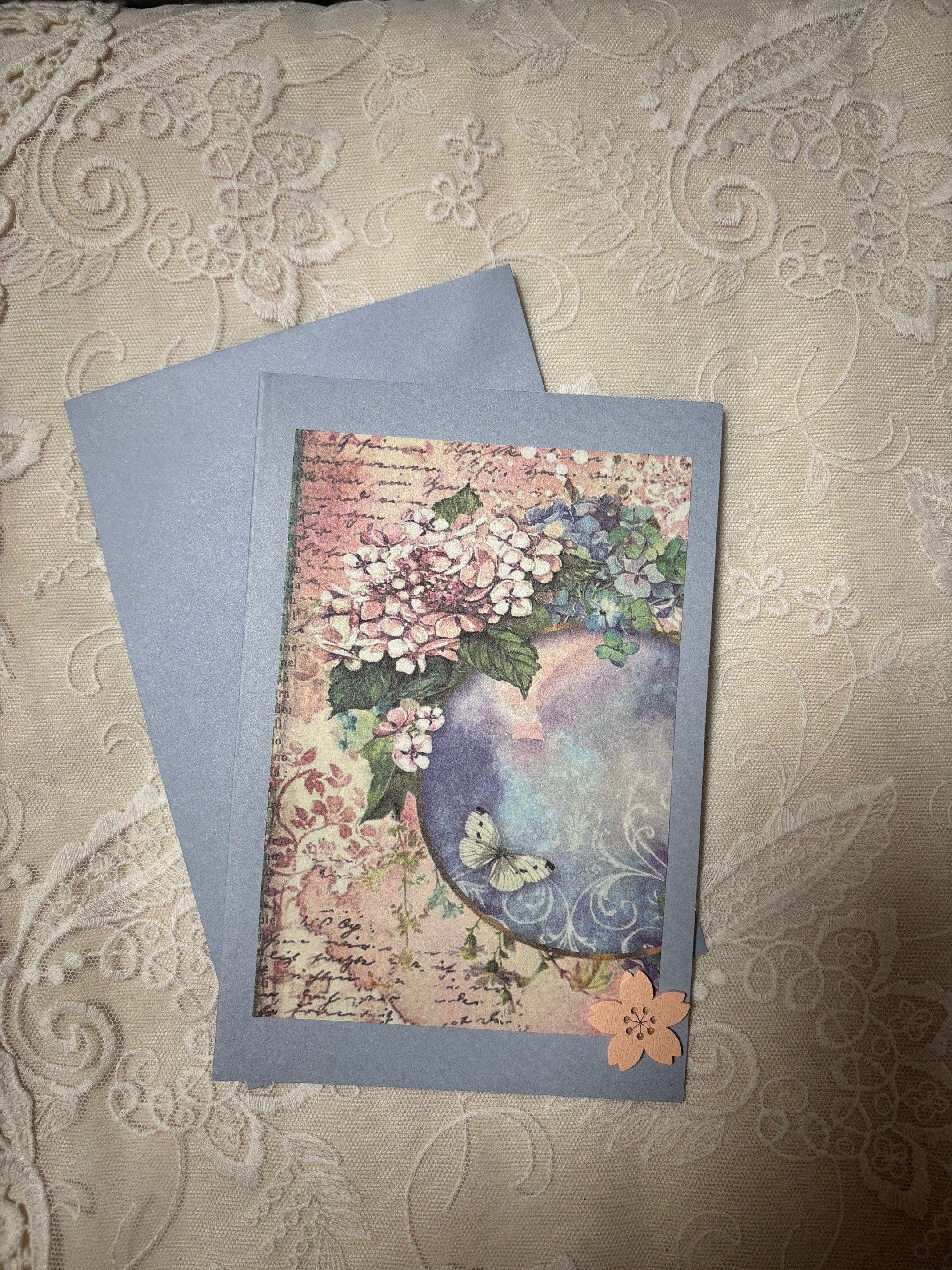 Romantische Karte Orthensie