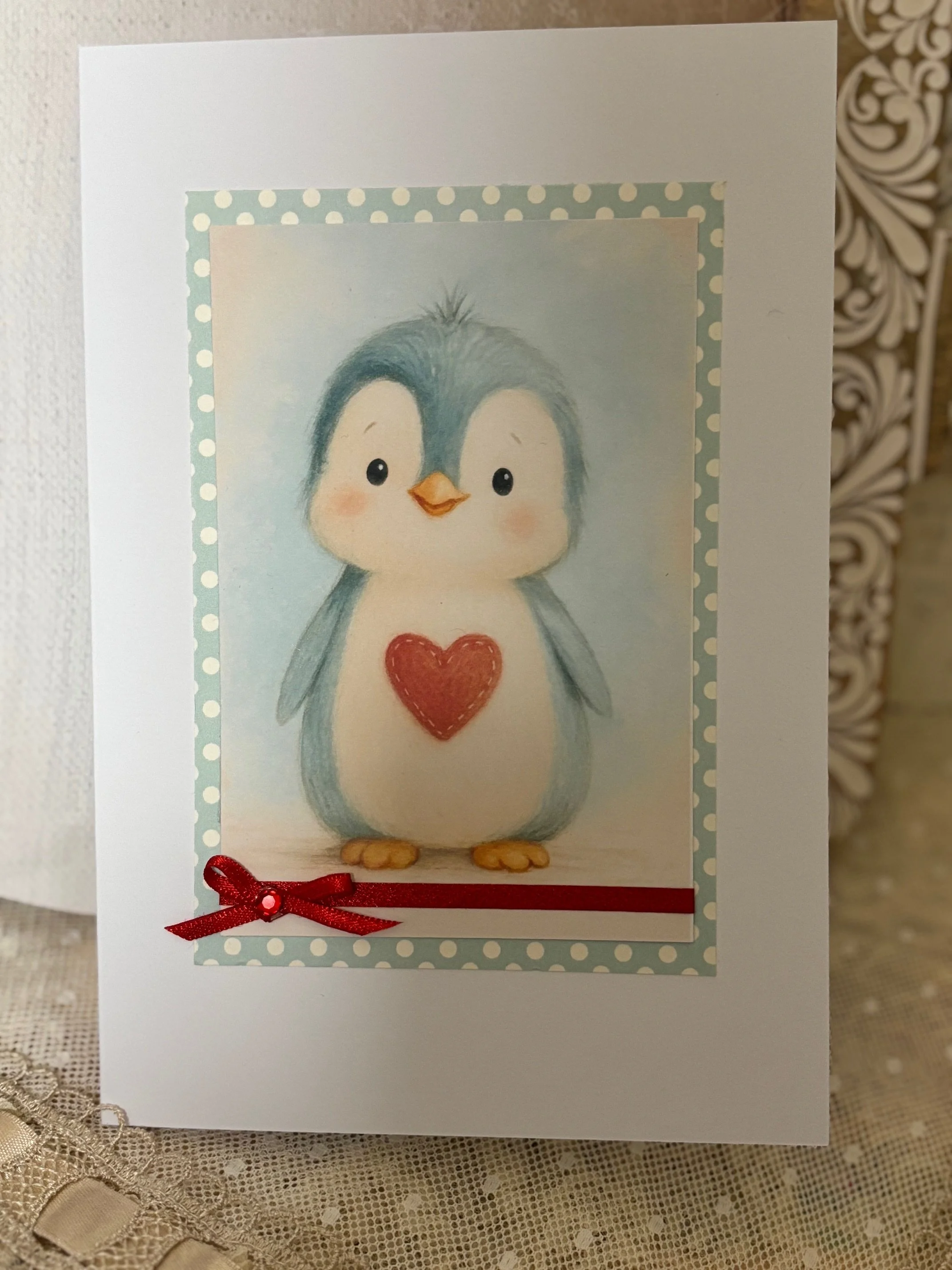 Freundschaftskarte "Pinguin"