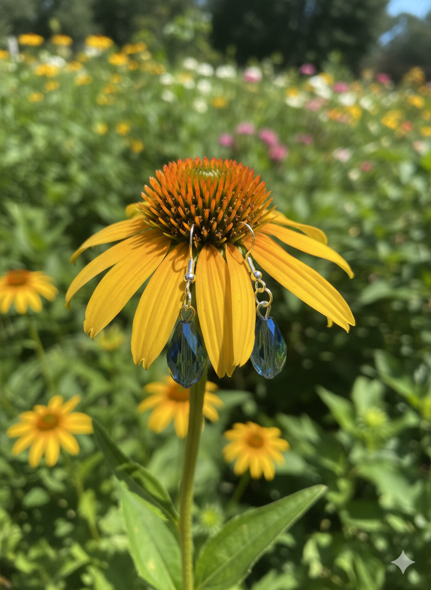 Evie's Handmade Blue Bliss Earrings