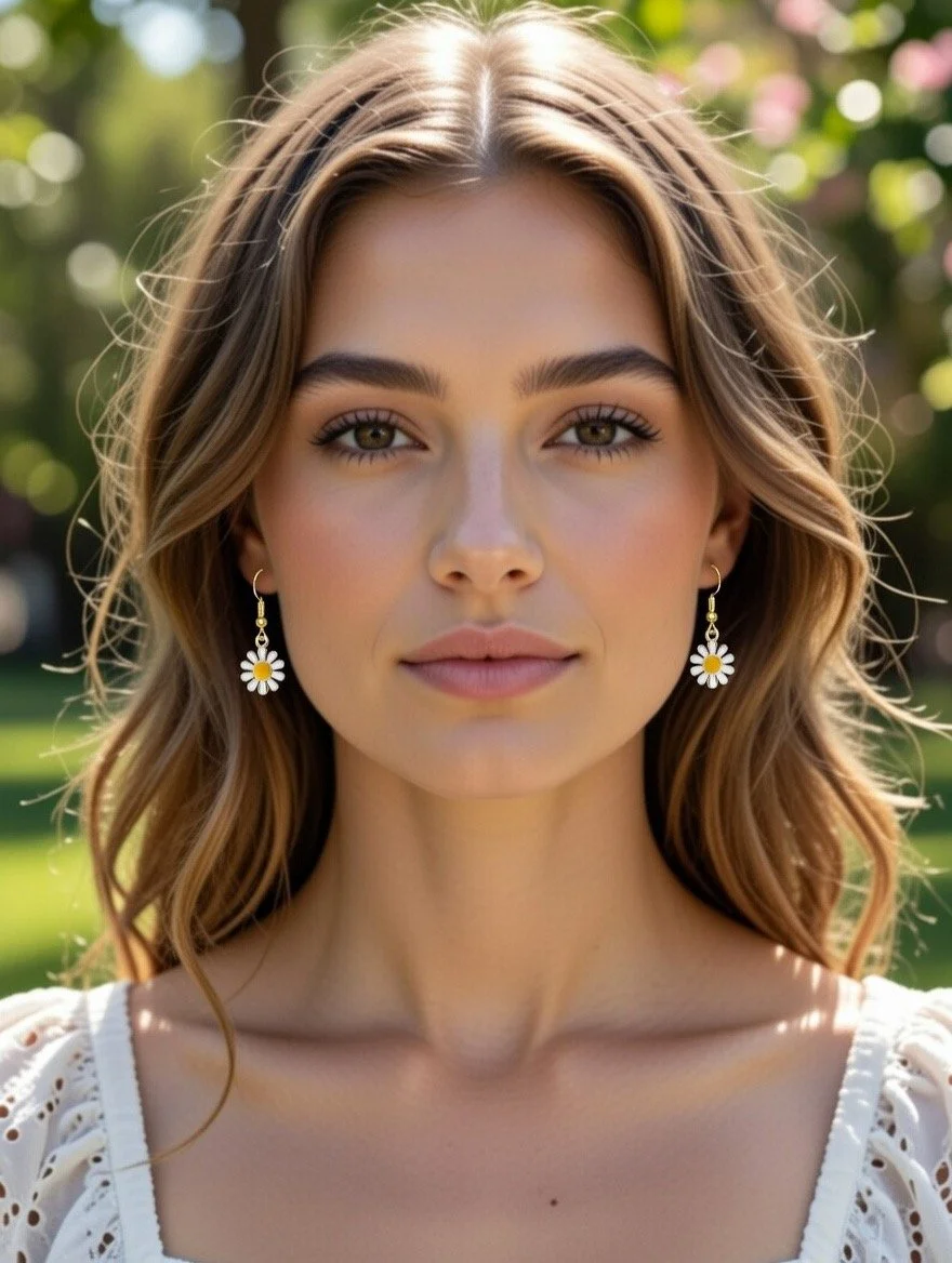 Evie's Delightful Daisy Earrings