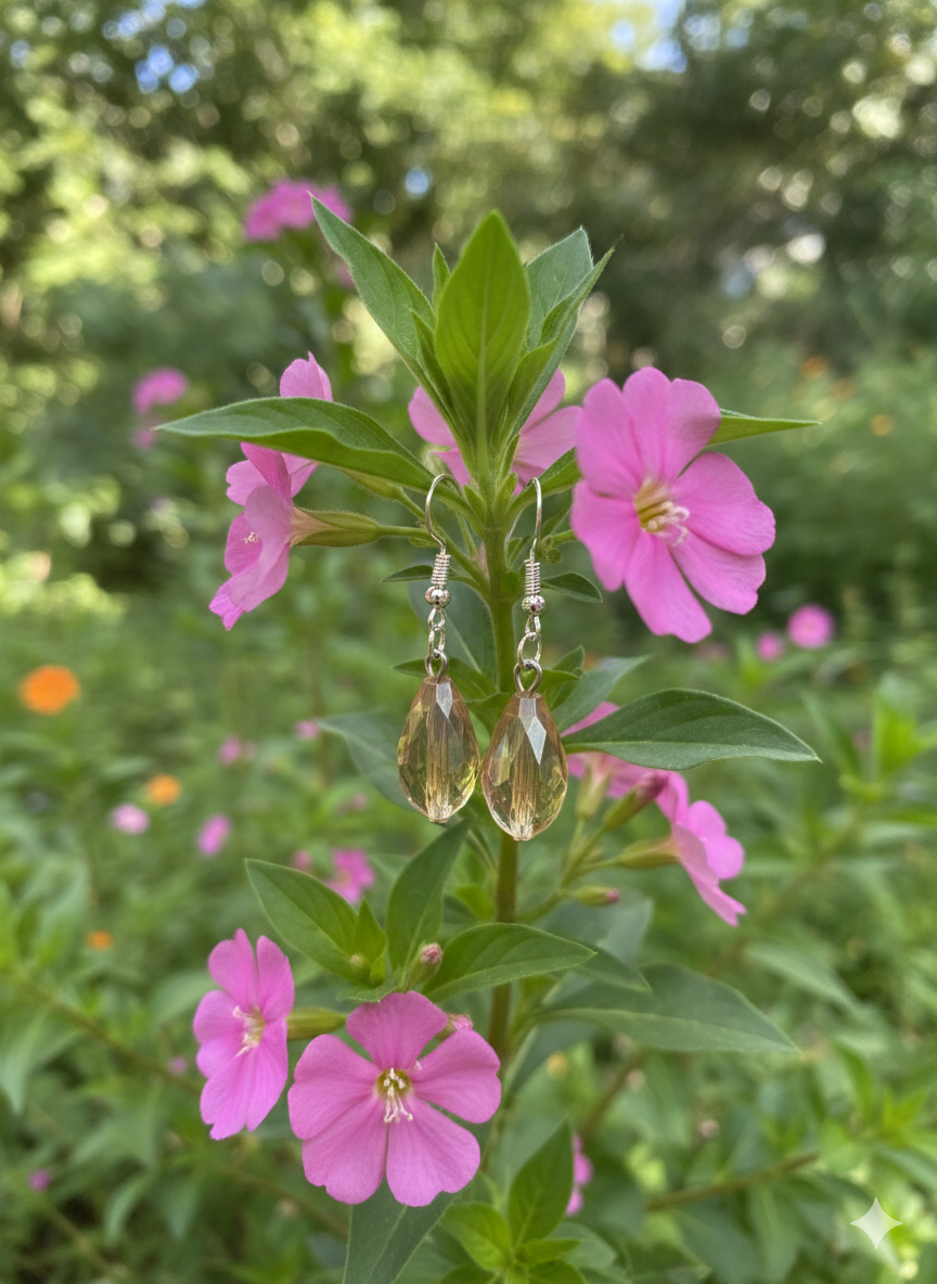 Golden Sunshine Teardrop Earrings