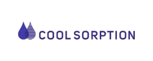 Logo med vanddråbe og teksten 'Cool Sorption'.