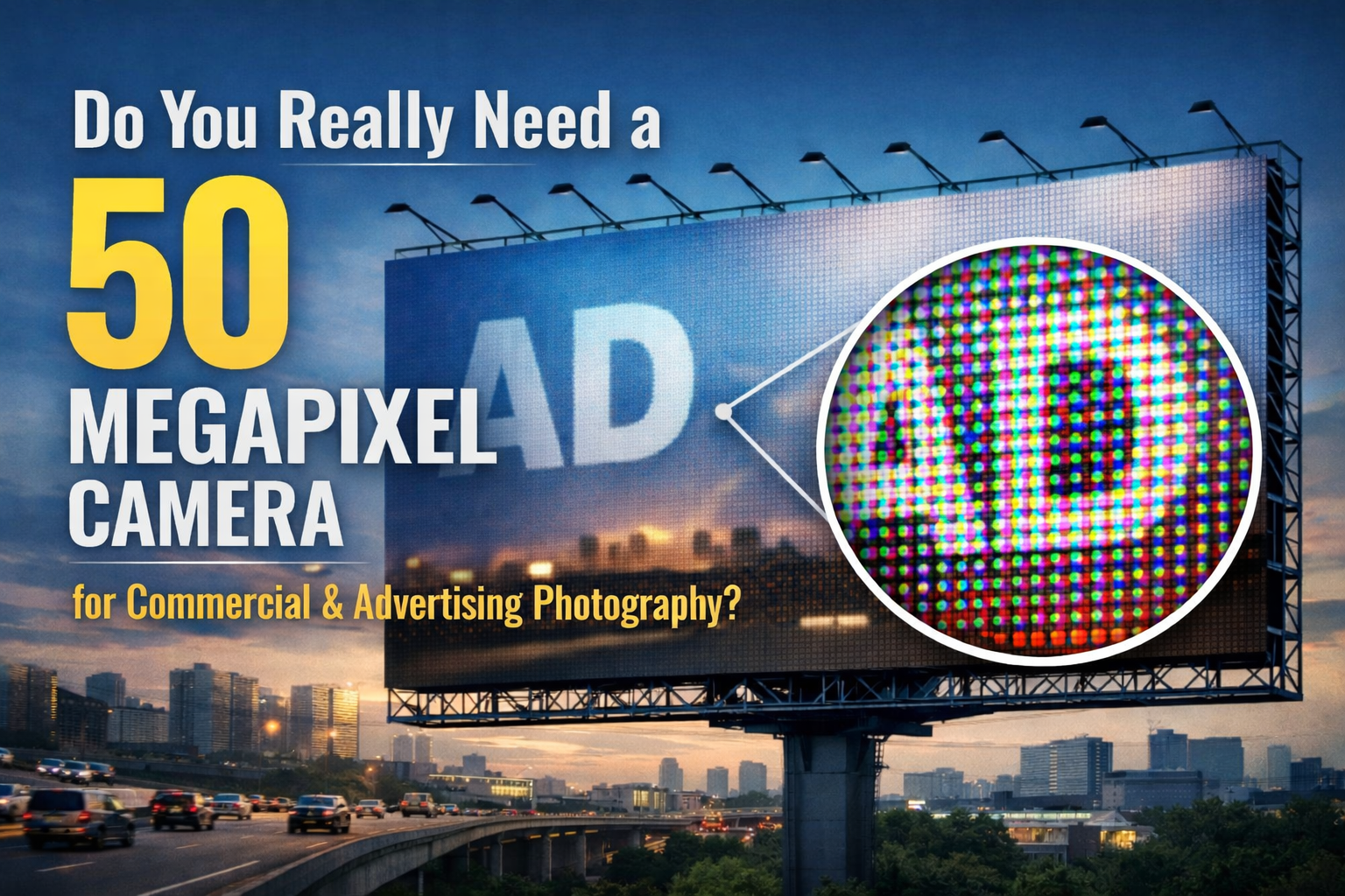 Do you really need a 50 mega pixel camera for commercial and advertising?