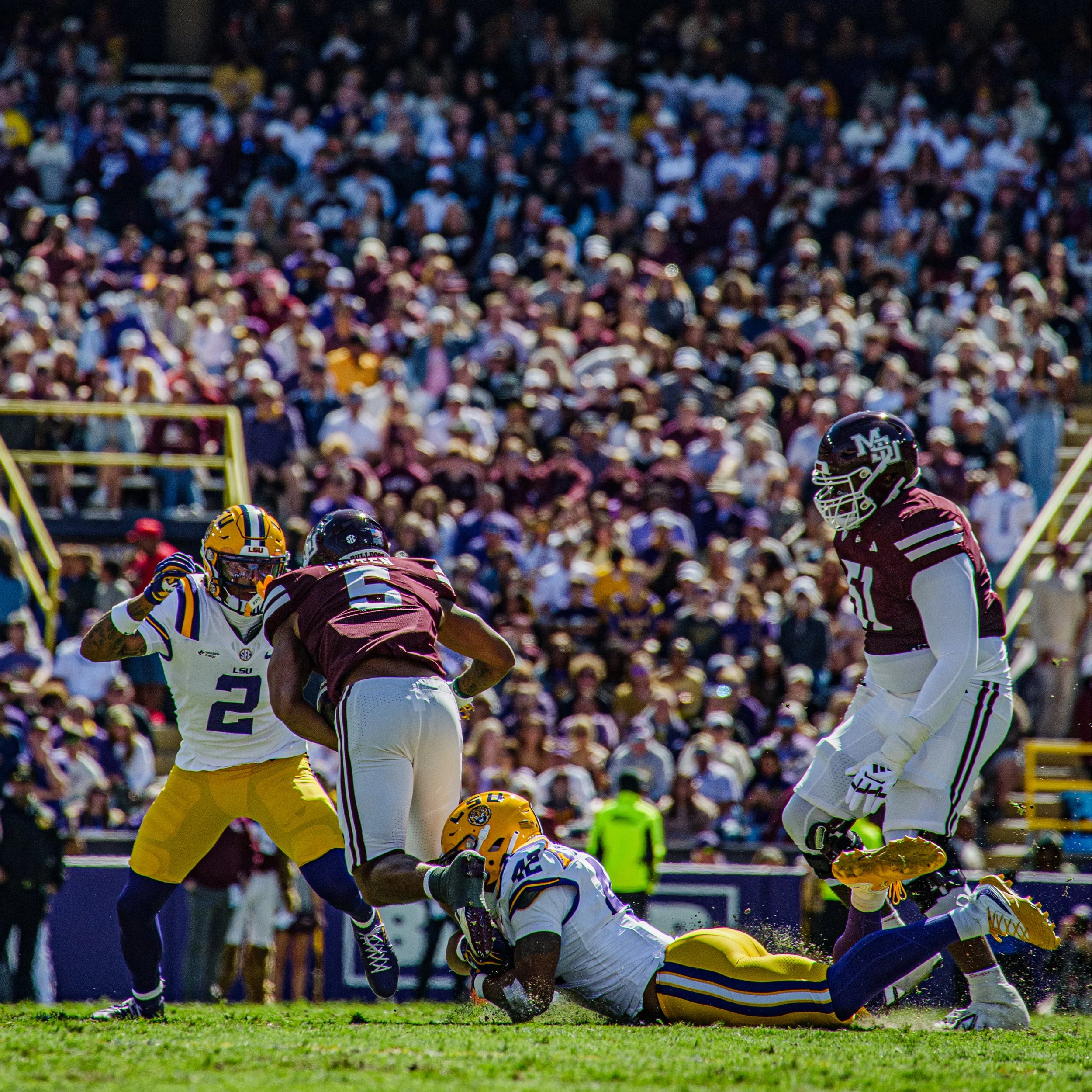 LSU Clean Slates MIss. State on a Day of SEC Upsets