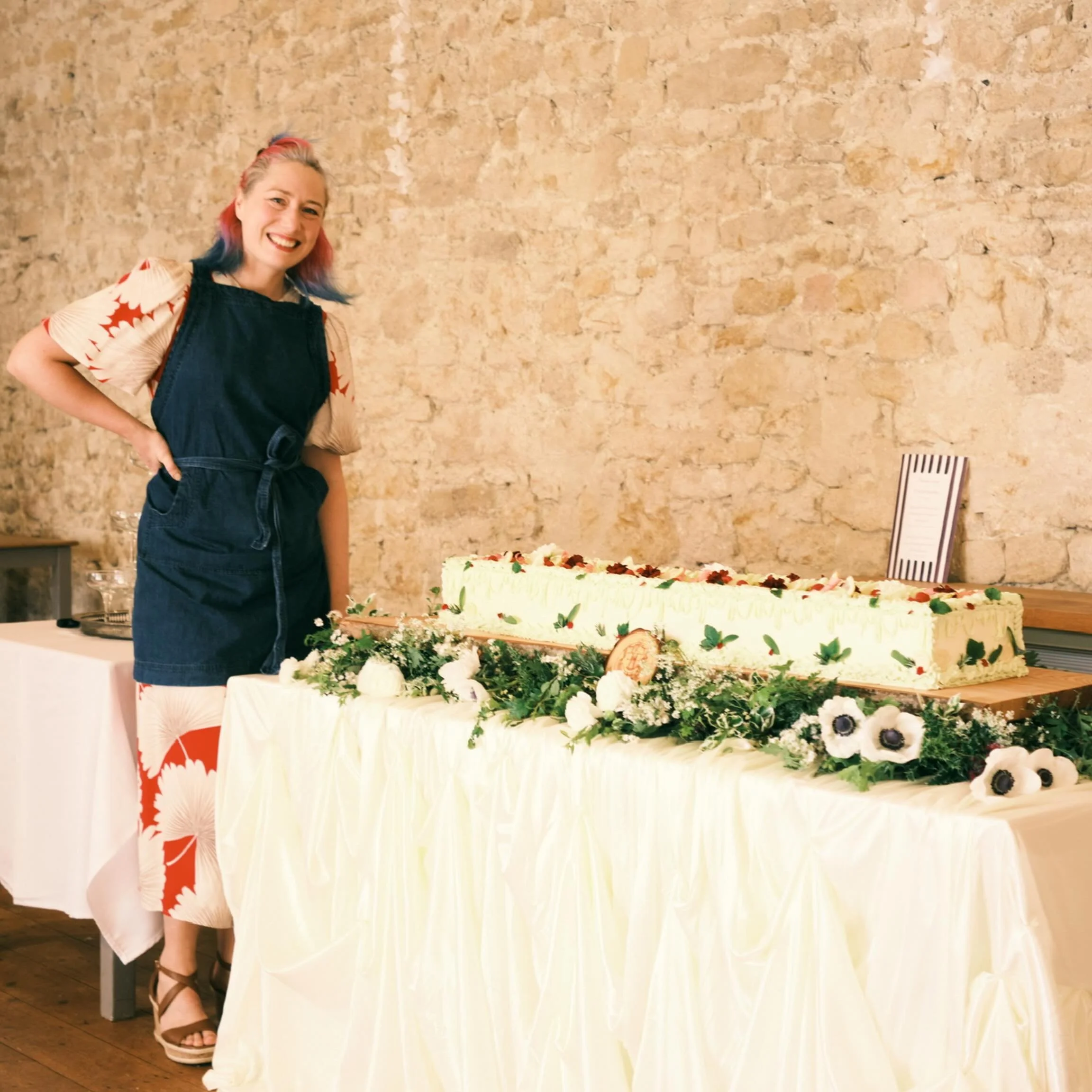 My favourite &ldquo;work&rdquo; project to date this year.

Wedding Cake for @foodfitnessflora &amp; @fms.fossils 

100% vegan. With gluten-free on the side for Fiann.

The loveliest couple at the most iconic wedding, set in the most stunning venue i