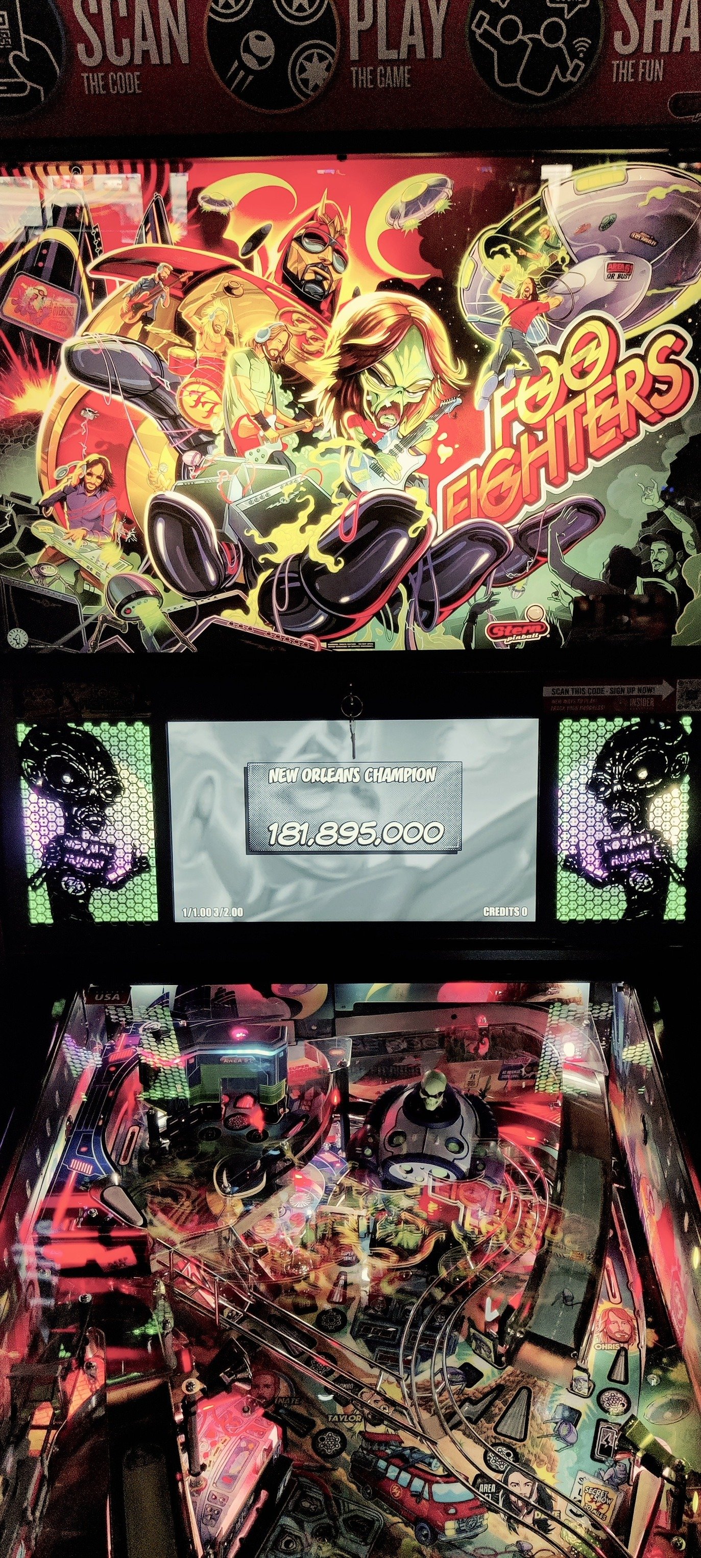 Stern Foo Fighters rectangular speaker inserts