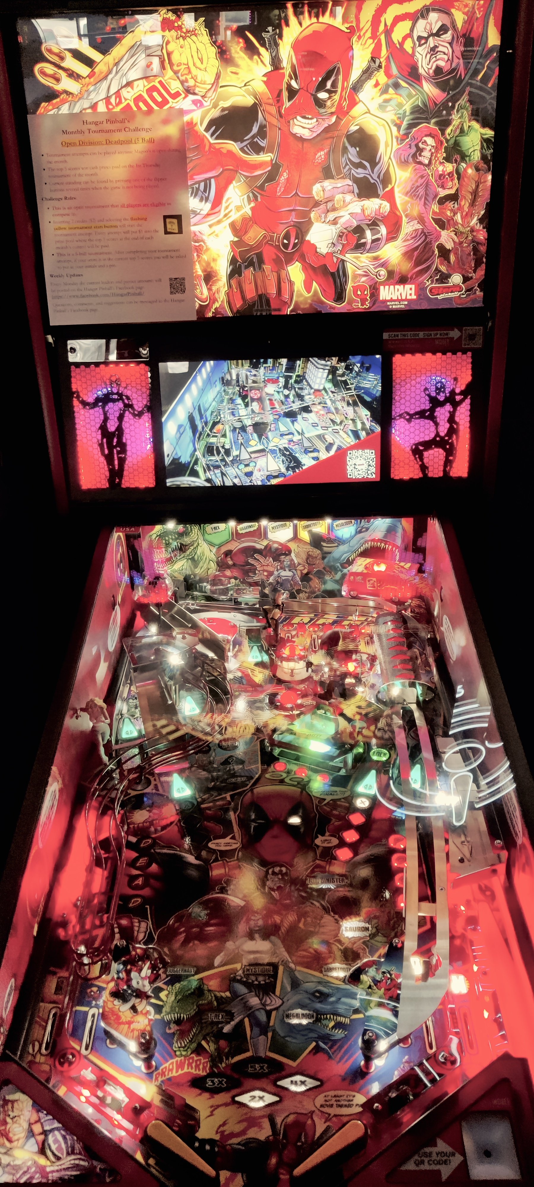 Stern Deadpool rectangular speaker inserts