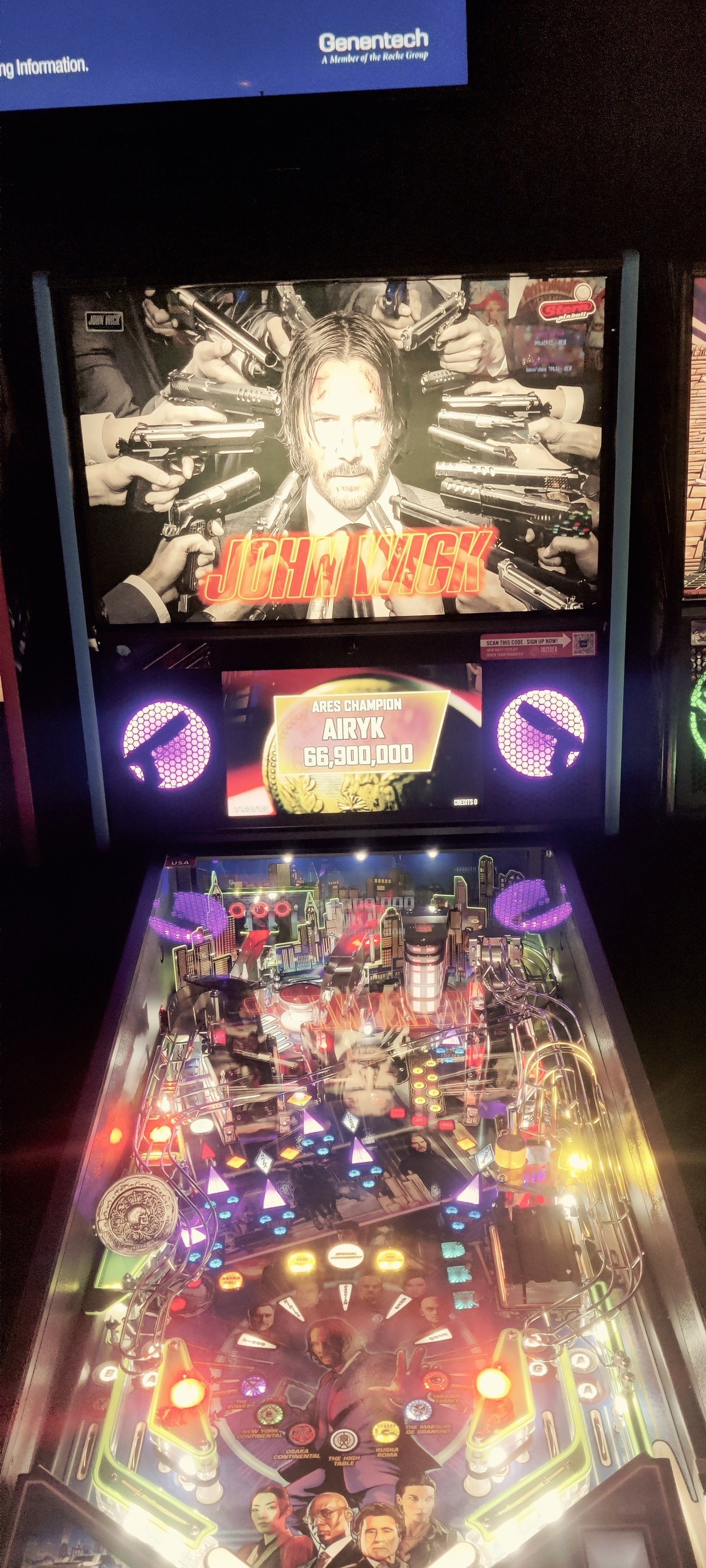 Stern John Wick "more guns" round speaker inserts