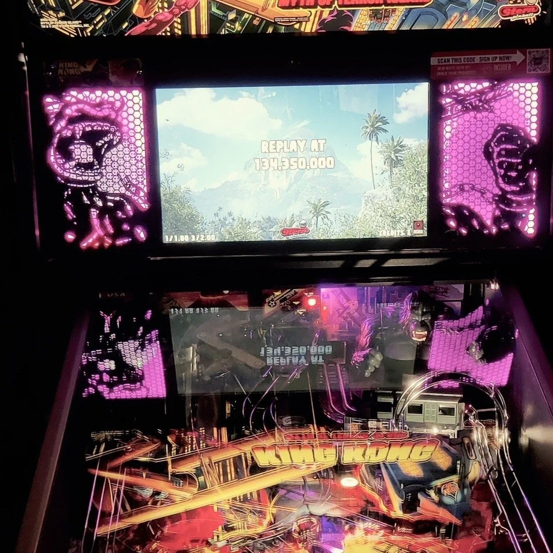 Stern King Kong rectangular speaker inserts