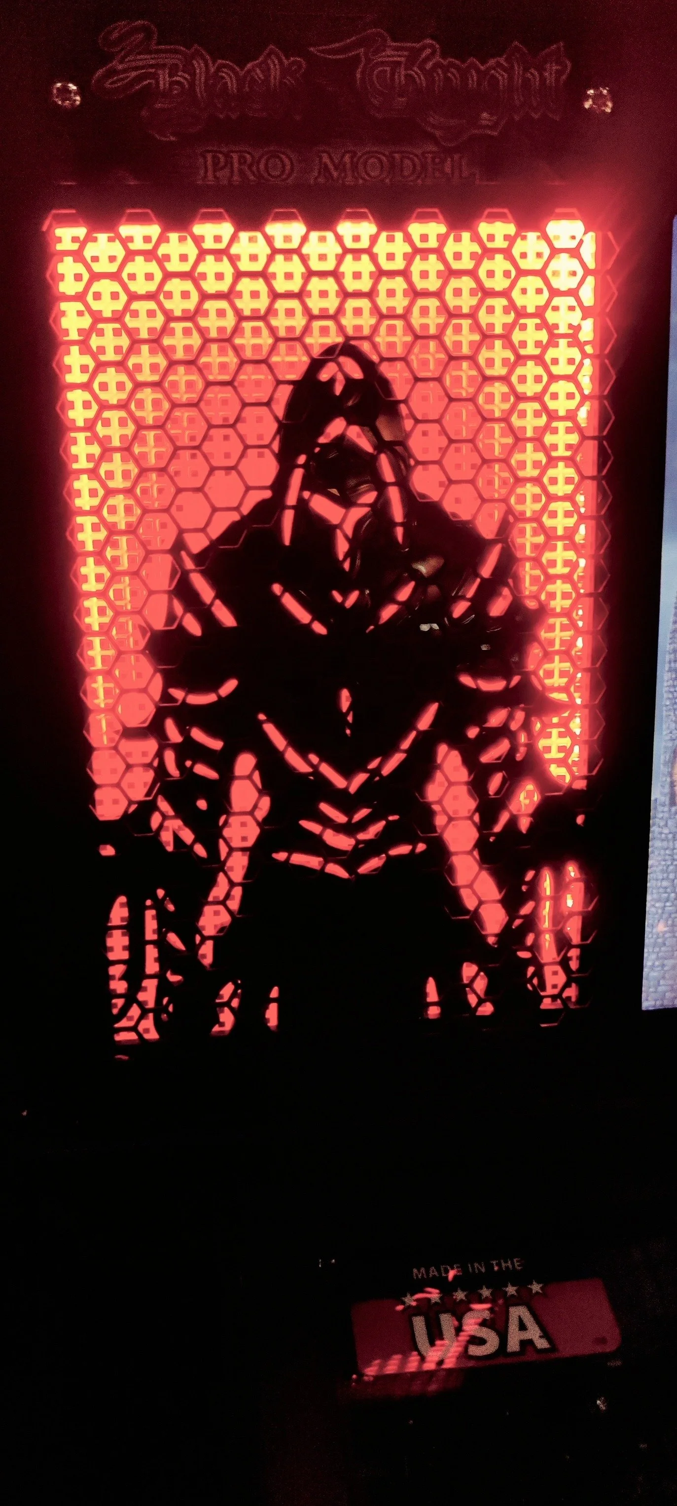 Stern Black Knight Sword of Rage rectangular speaker inserts