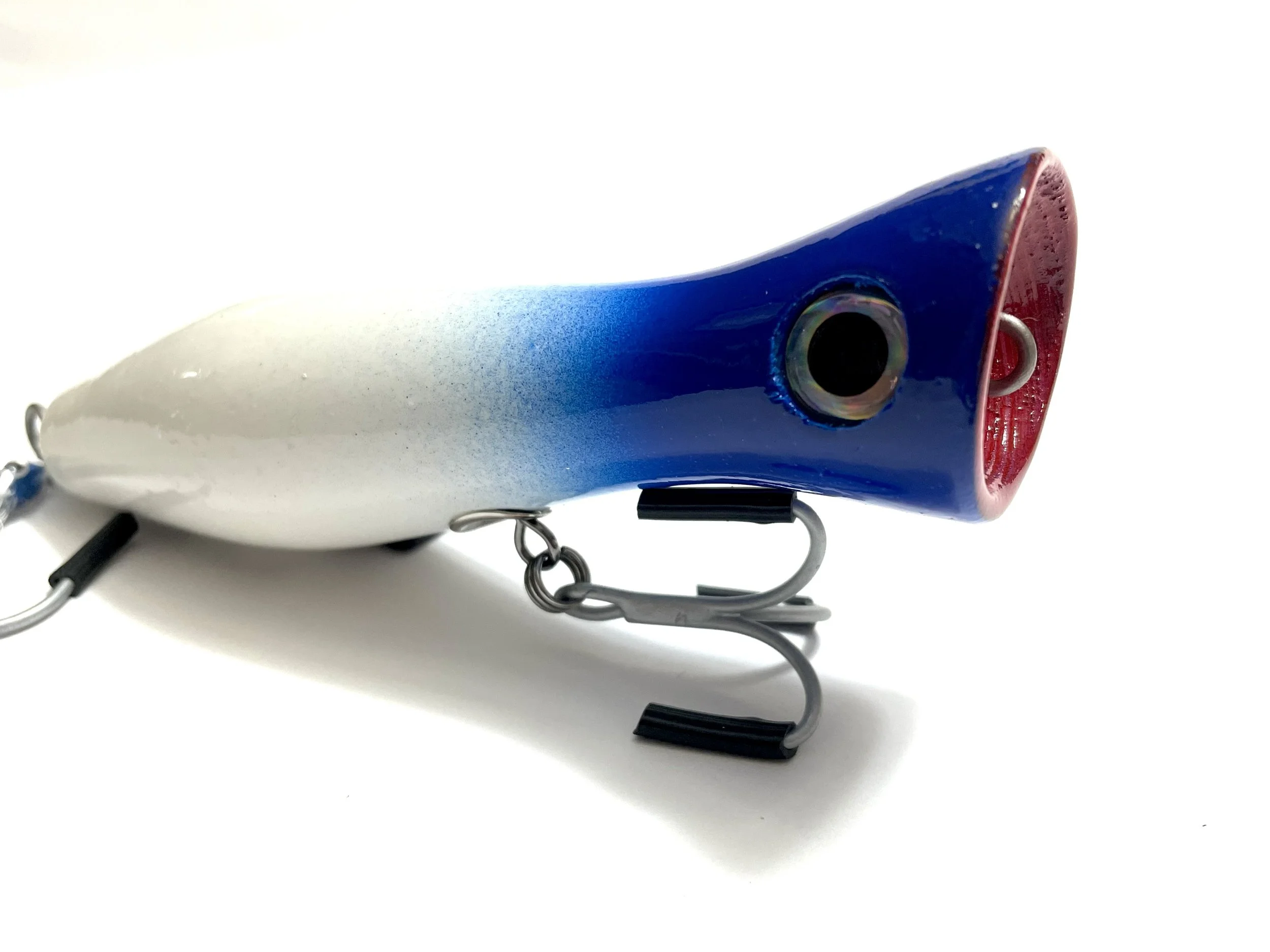 5" Painkiller Jr - Topwater Popper - Classic Blue/White