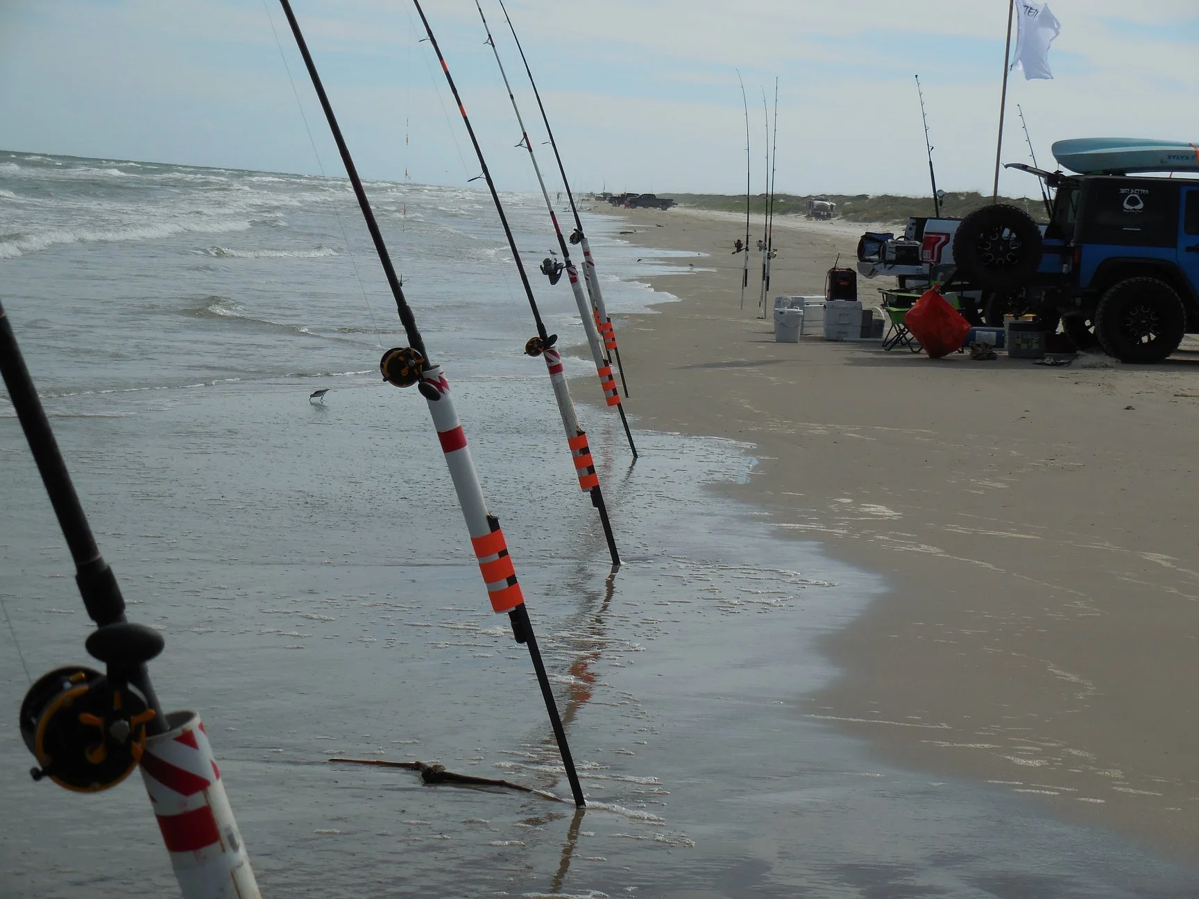 How to Set Up Your Rods on the Beach