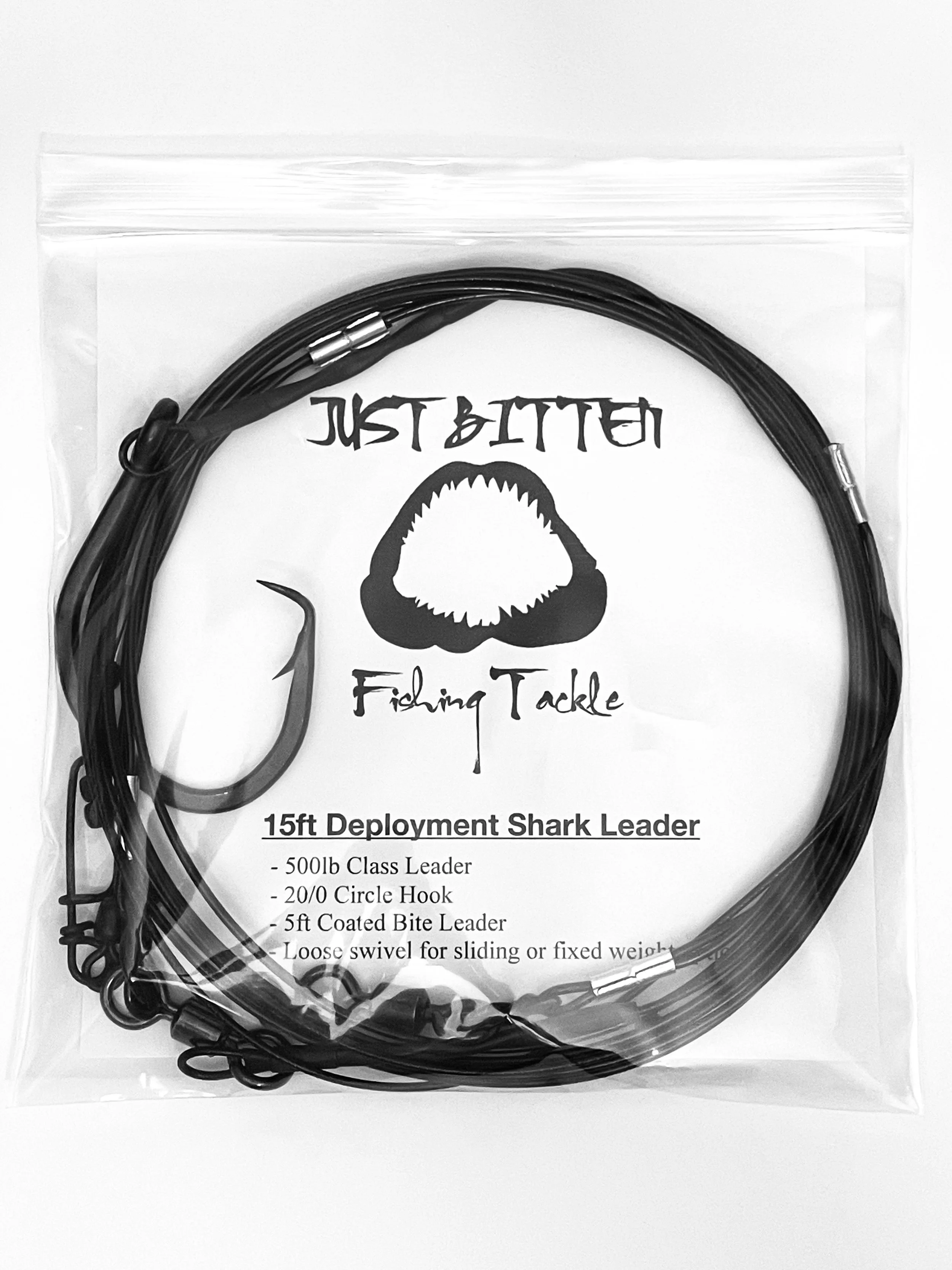 15ft 600lb Deployment Shark Fishing Leader