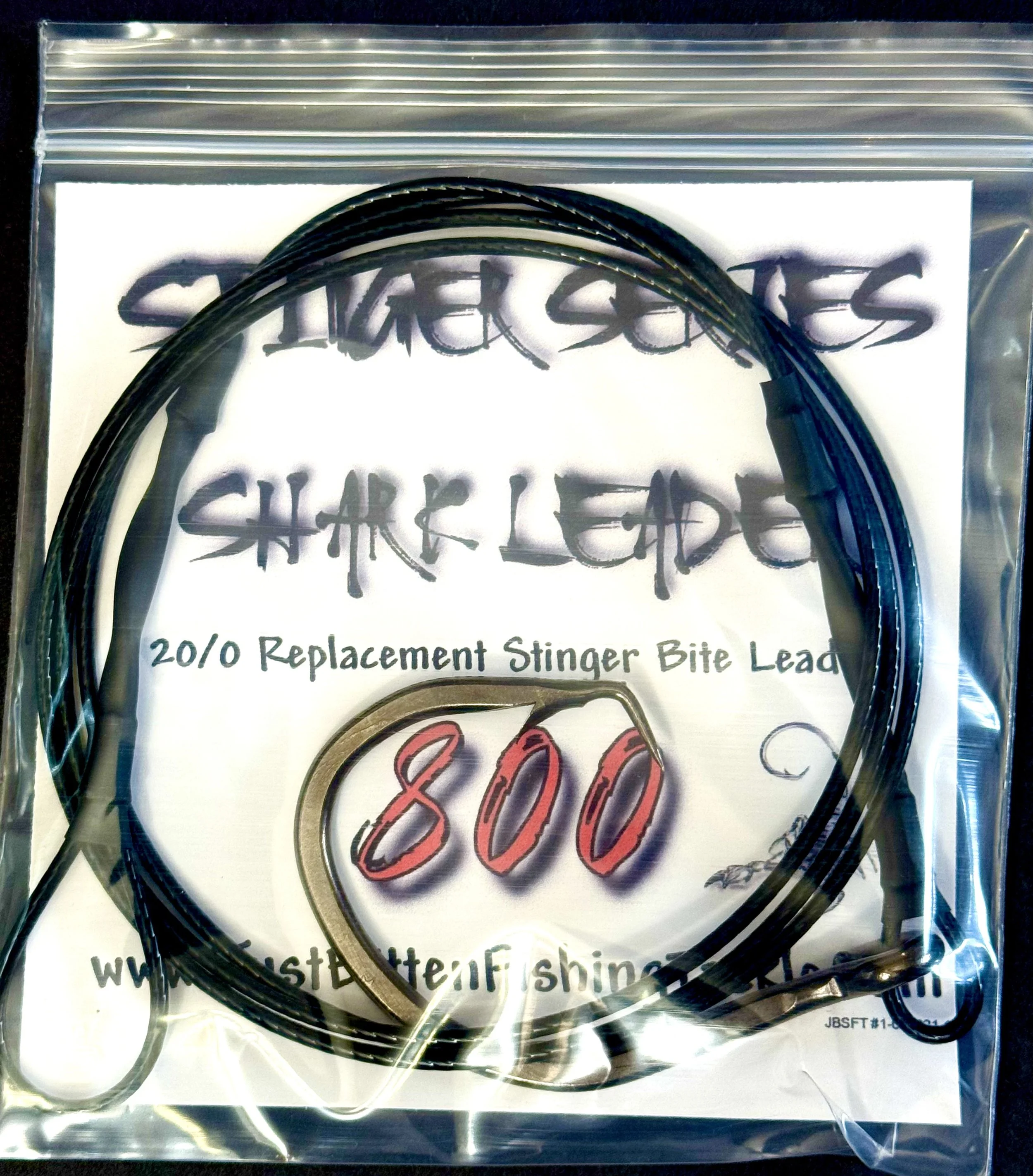 Stinger Series - 5ft Stinger 800lb - 20/0 Circle Hook