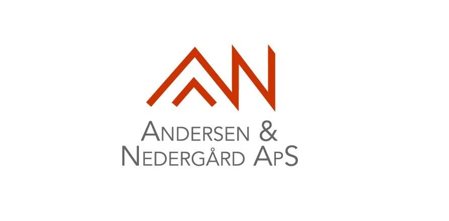 Company logo with stylized red and black lines forming the initials 'ANN' and the text 'Andersen & Nedergård Aps' underneath.