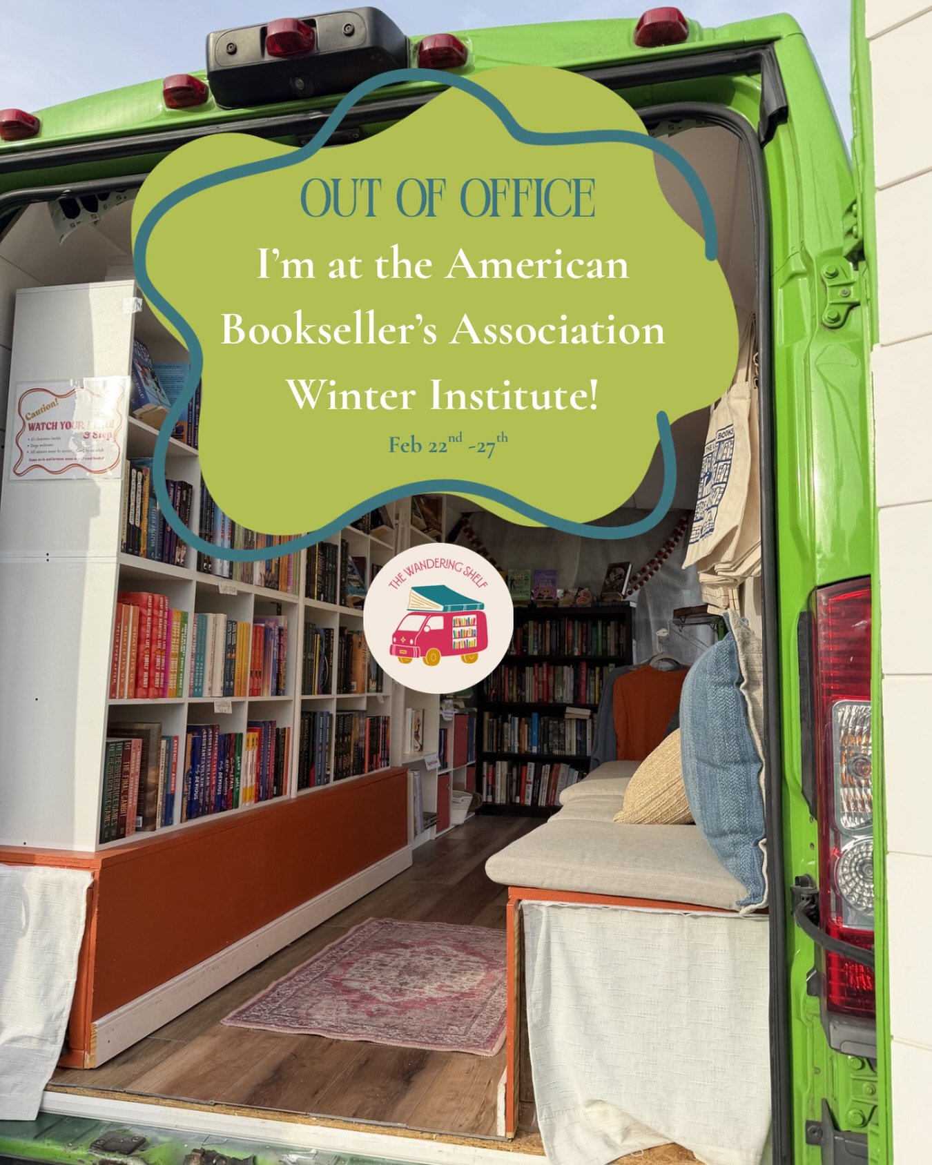 I&rsquo;m headed to @americanbooksellers &lsquo;s Winter Institute this week in Pittsburgh! 

So excited to learn from incredible bookstore owners and publishers who have been in the business for ages! 

We will still have silent book club at Simona 