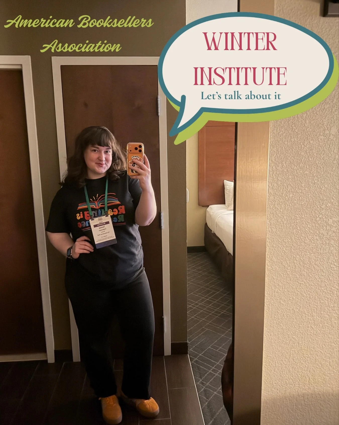 What is Winter Institute and why is it important? 

ABA ( @americanbooksellers association) &ldquo;is a national trade association that supports and advocates for the success of independent bookstores. We provide members with education, networking op