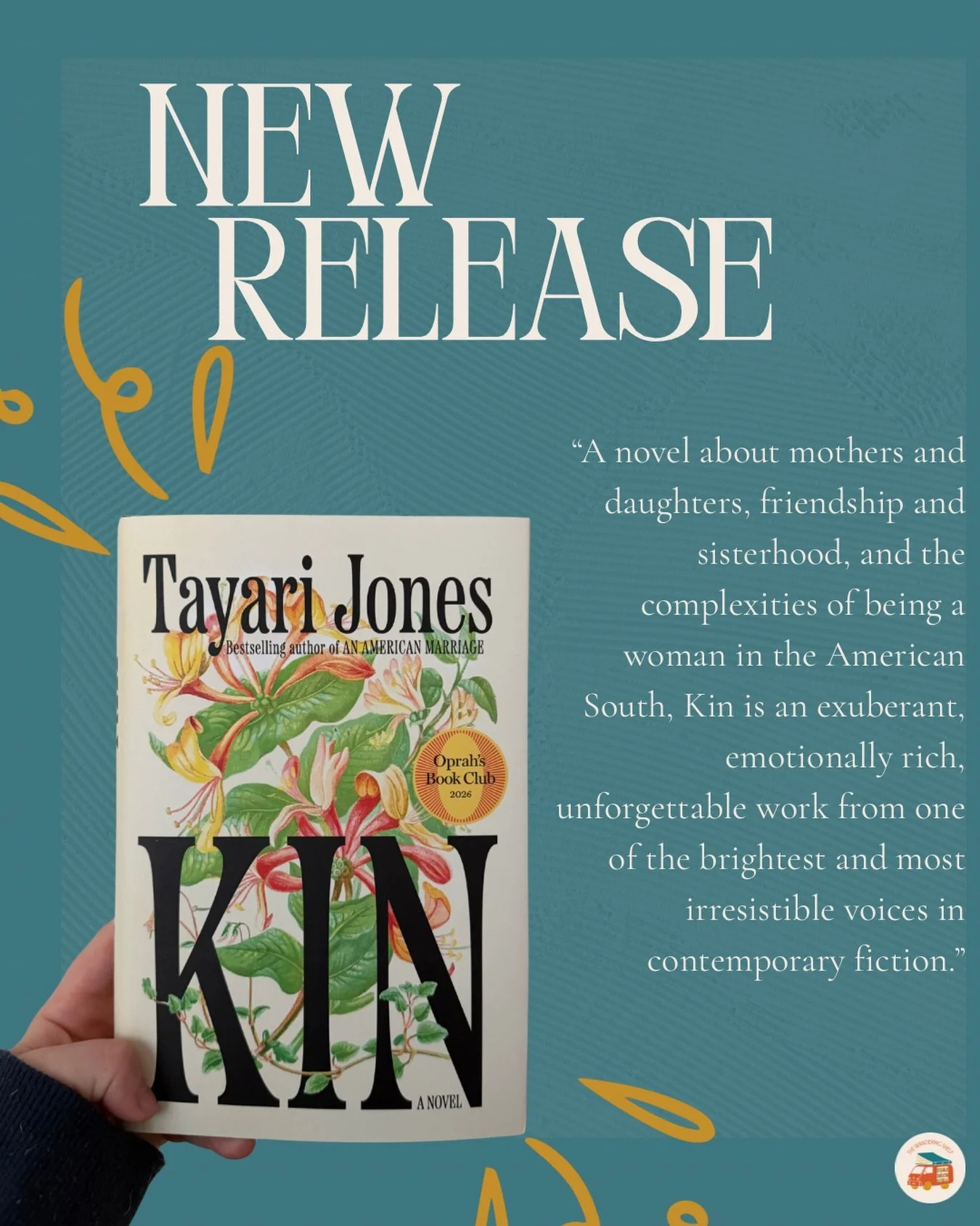 I was at the conference for Kin&rsquo;s pub date but I am back and it&rsquo;s ready!! 

Kin by Tayari Jones is beautiful novel about friendship, motherhood, sisterhood, inequality, aspiration and adventure. It&rsquo;s a an Oprah&rsquo;s Book Club pic