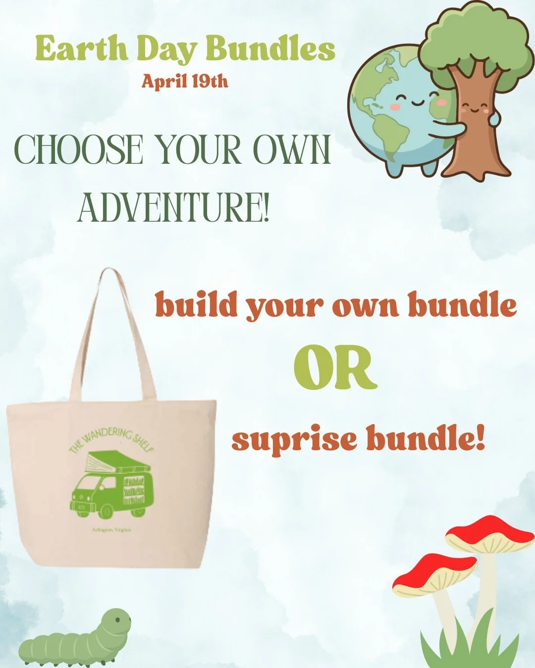 BUNDLES ARE BACK! 
Which option would you choose? 

Pricing:
Build your own:
$50 w/paper back book 
$55 w/hardcover book

Surprise Bundle:
$50

And shout out to the INCREDIBLE artists who create these stickers and bookmarks! @sprinklesstudios @addpea