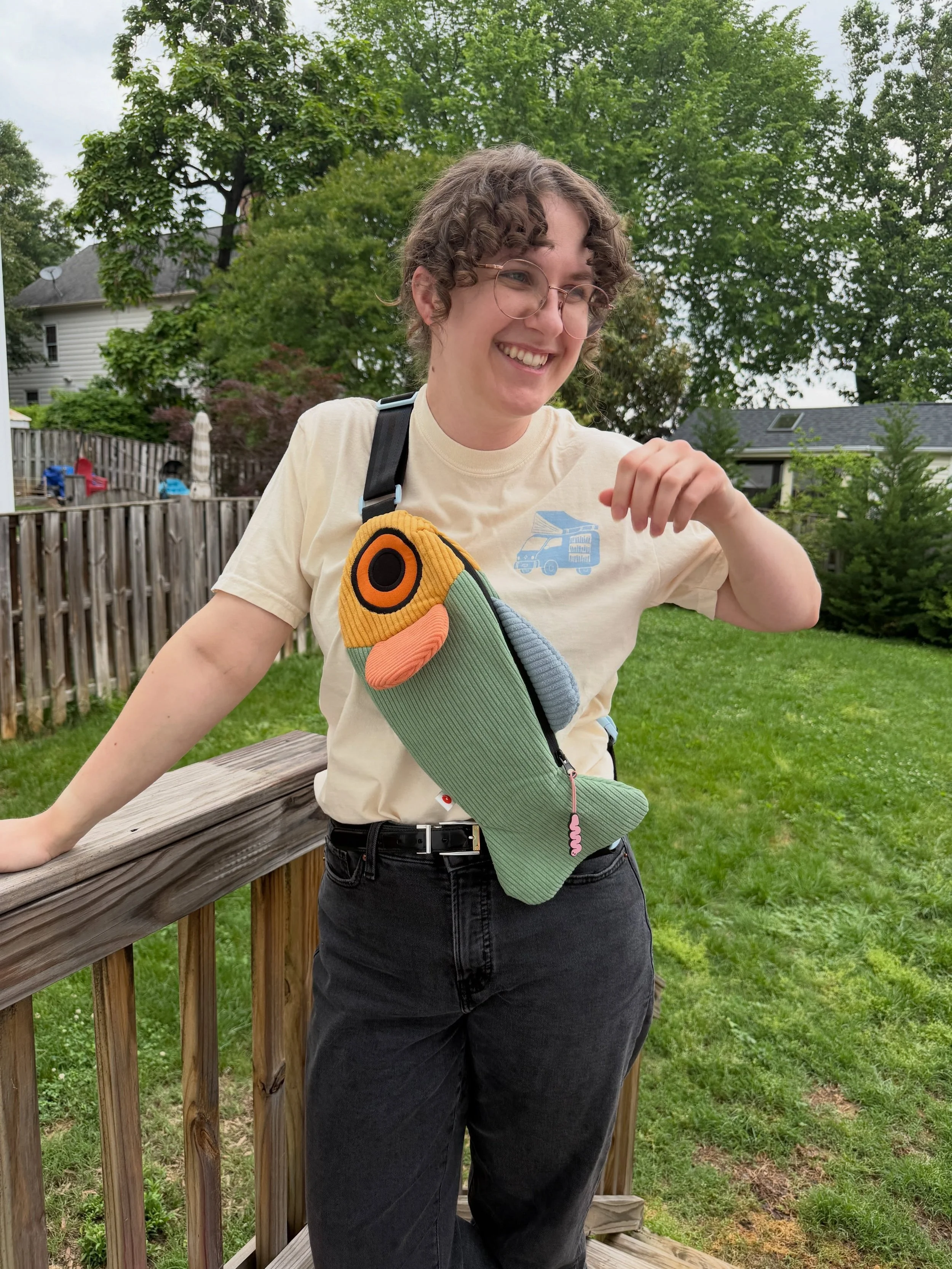 Please take a moment to acknowledge @casey.wils catch of the day AND OUR NEW MERCH!! 

Beyond excited to partner with the ever inclusive @curlworks_ for these new items! 

They are launching this weekend for our ONE YEAR. Wowza.