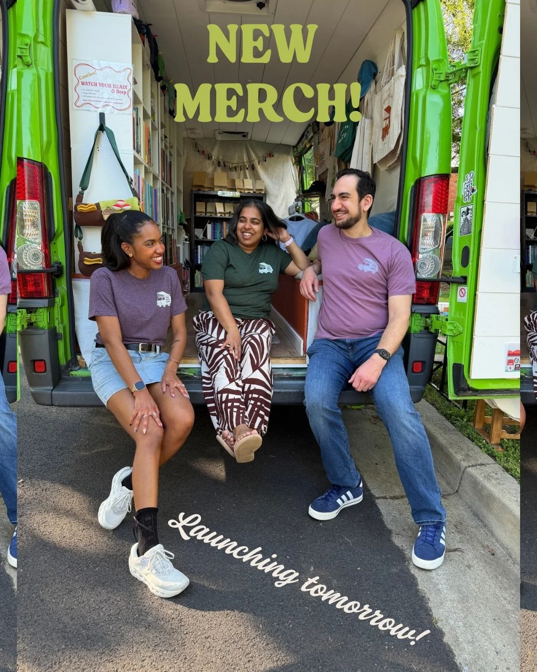 We have sooo many things launching for the one year tomorrow!! Thank you to my beautiful friends for modeling ❤️

T-shirts, hats, bags, key chains, and more! We&rsquo;ll be outside @simonacafe from 10-3 and doing special raffles and prizes!!

Arlingt