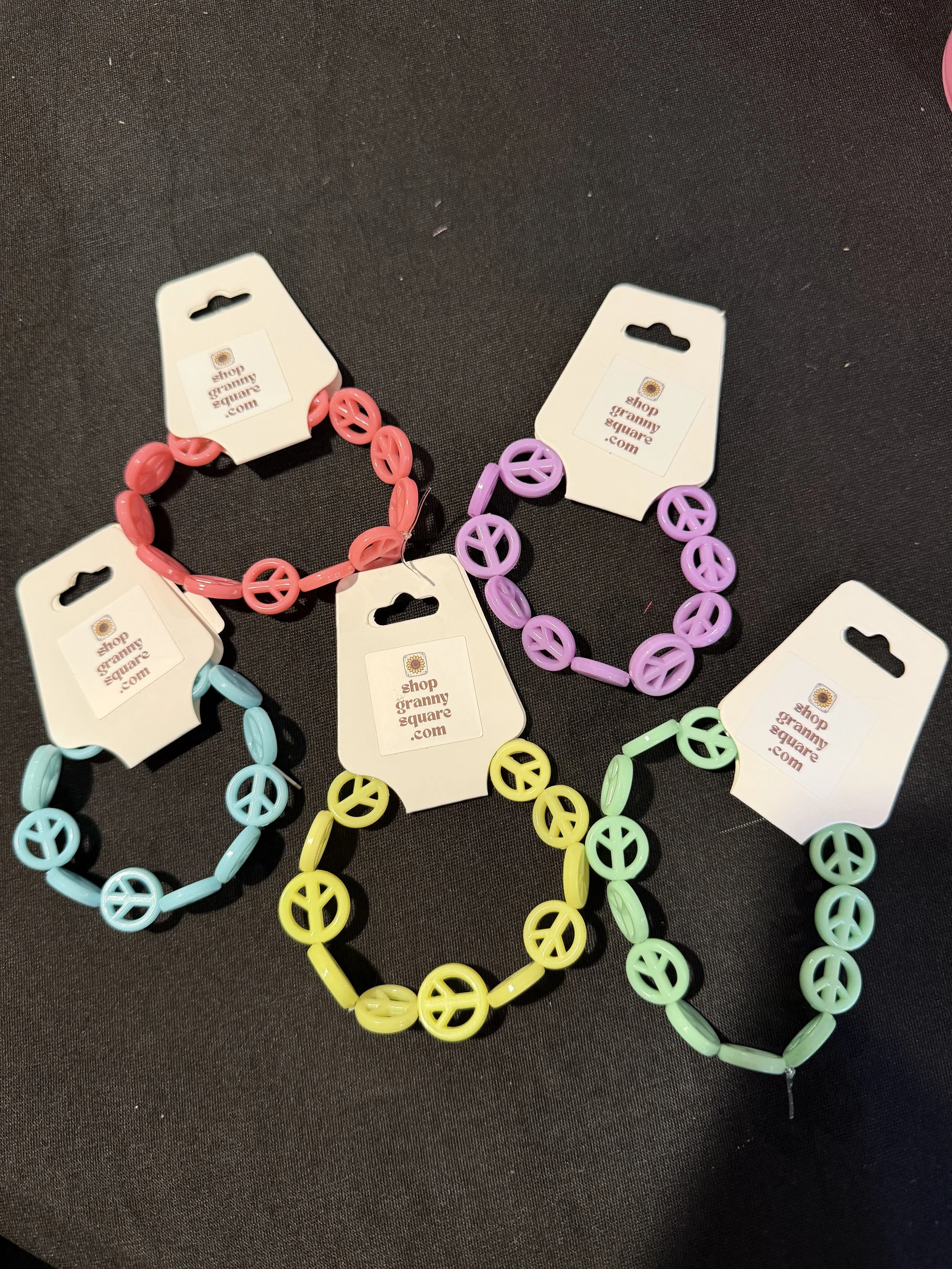 Peace Beaded Bracelet