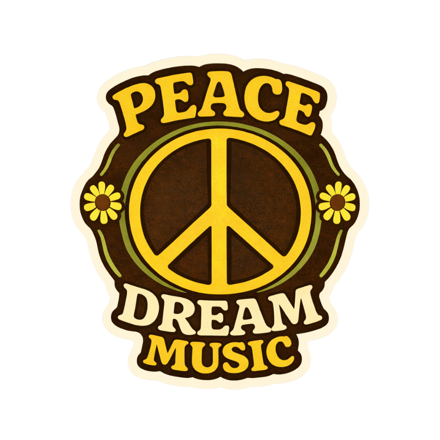 Peace Dream Music Sticker