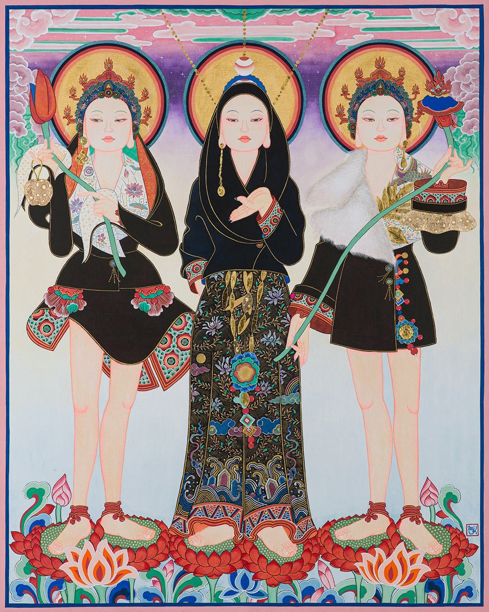 보살님께 오뜨꾸뛰르를 공양하다