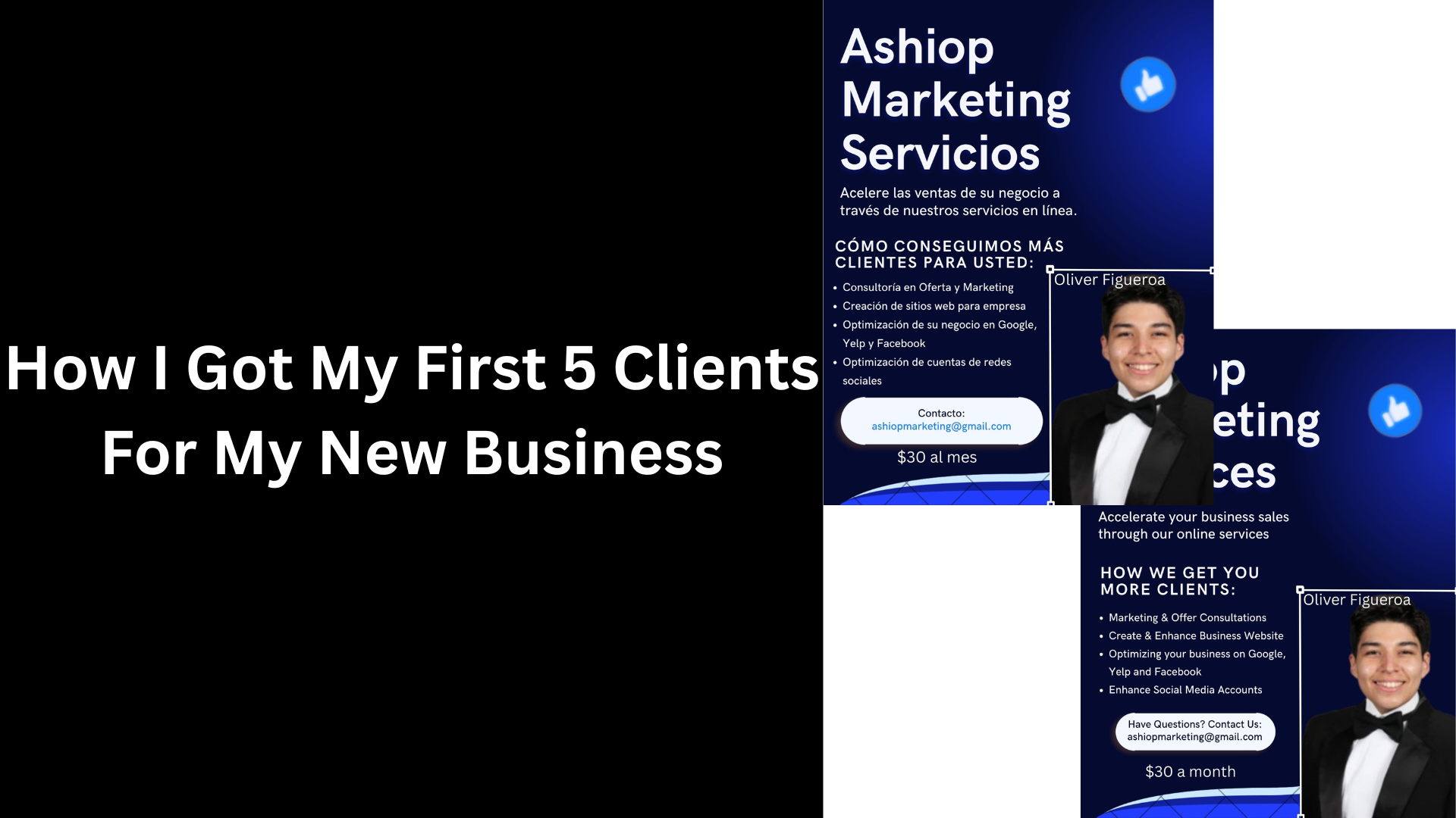 How I Got My First 5 Clients!
