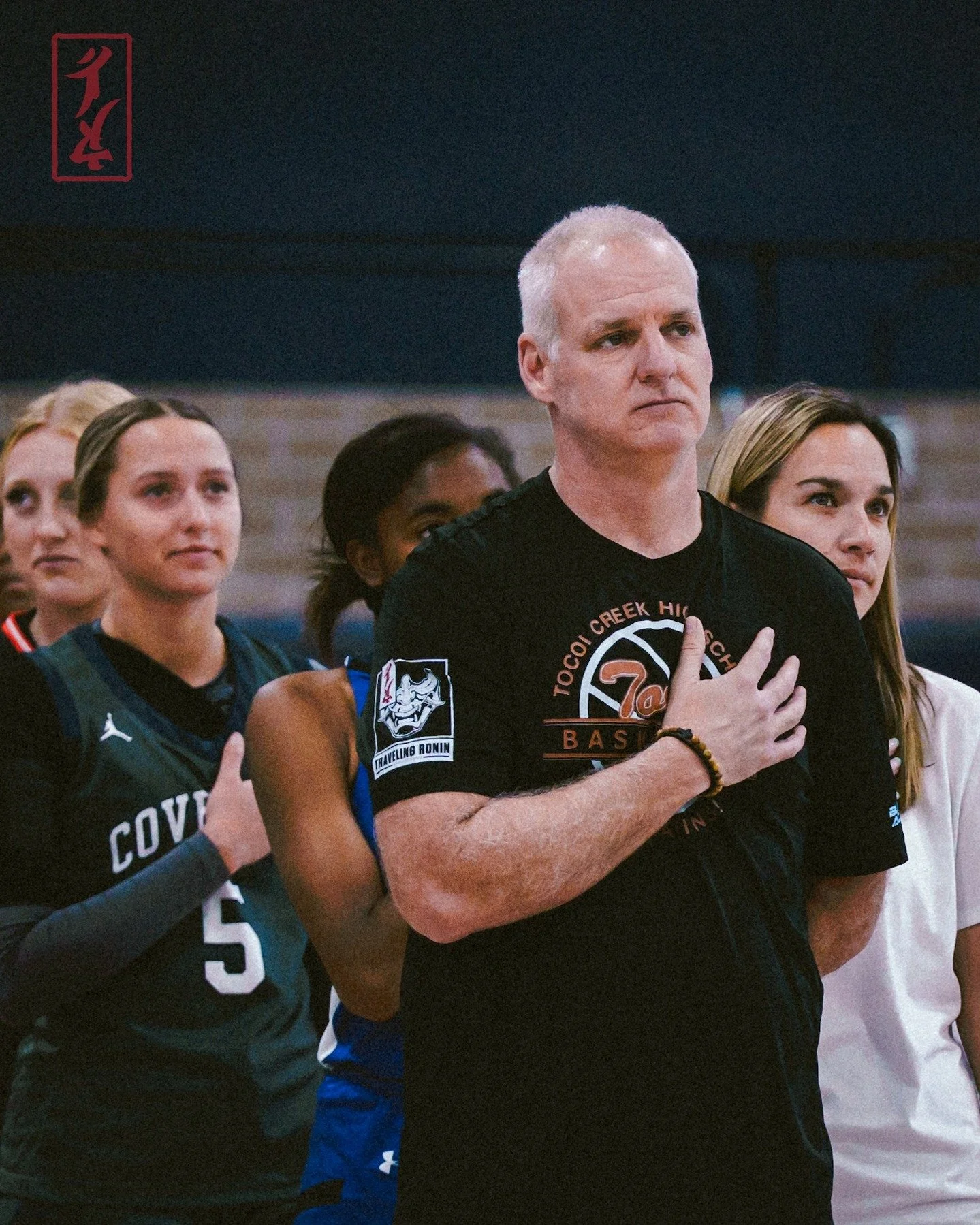 @repsonreps__ Girls High School All Star Game. Featuring @jasonhughes2983 coaching team West.