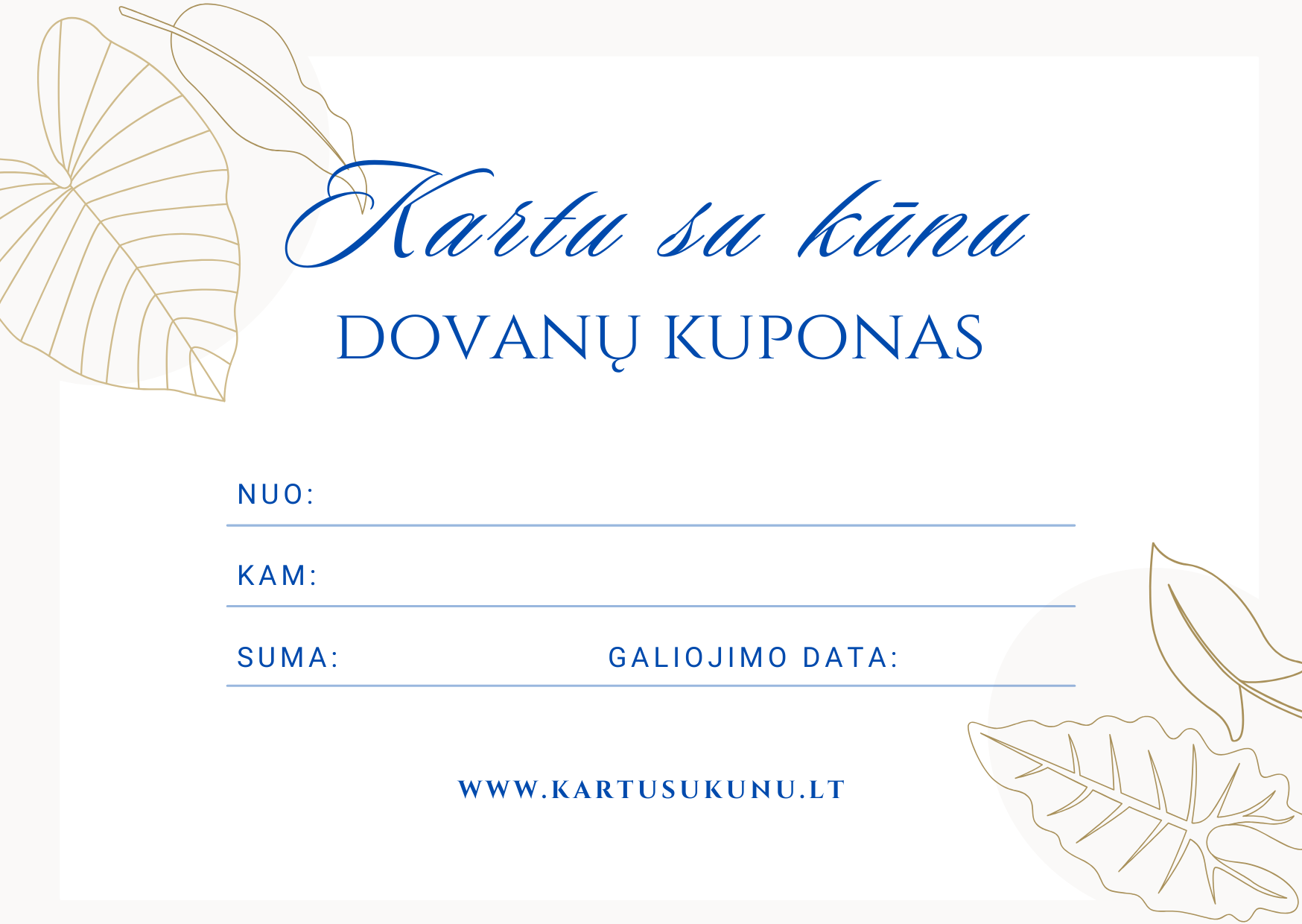 Dovanų kuponas