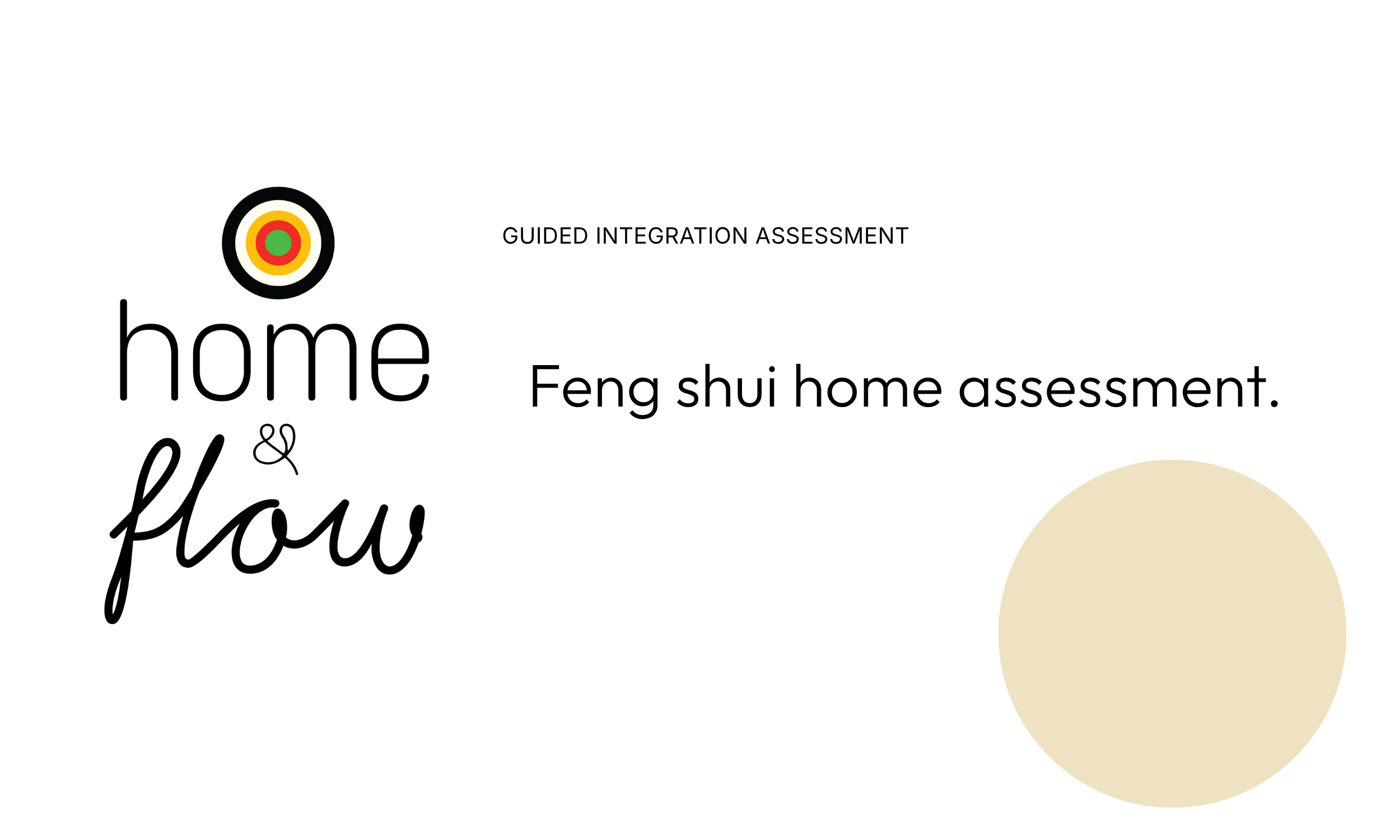 Feng Shui Home Assessment: Guided Integration