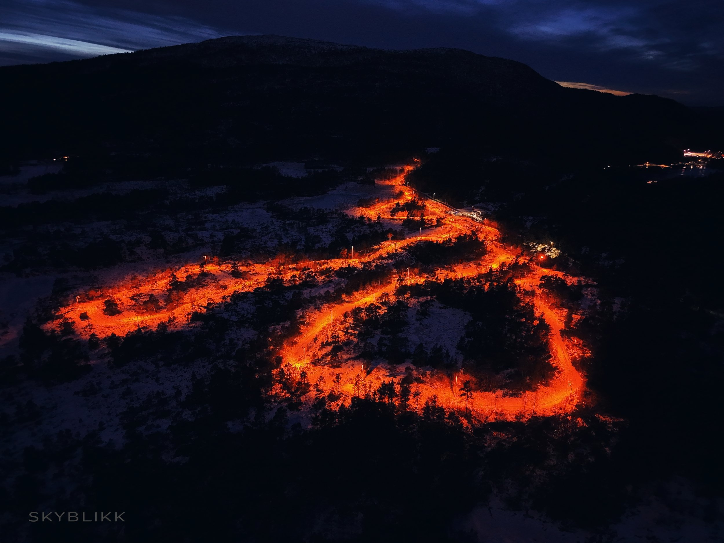 Lysløype på Vare, Osterøy