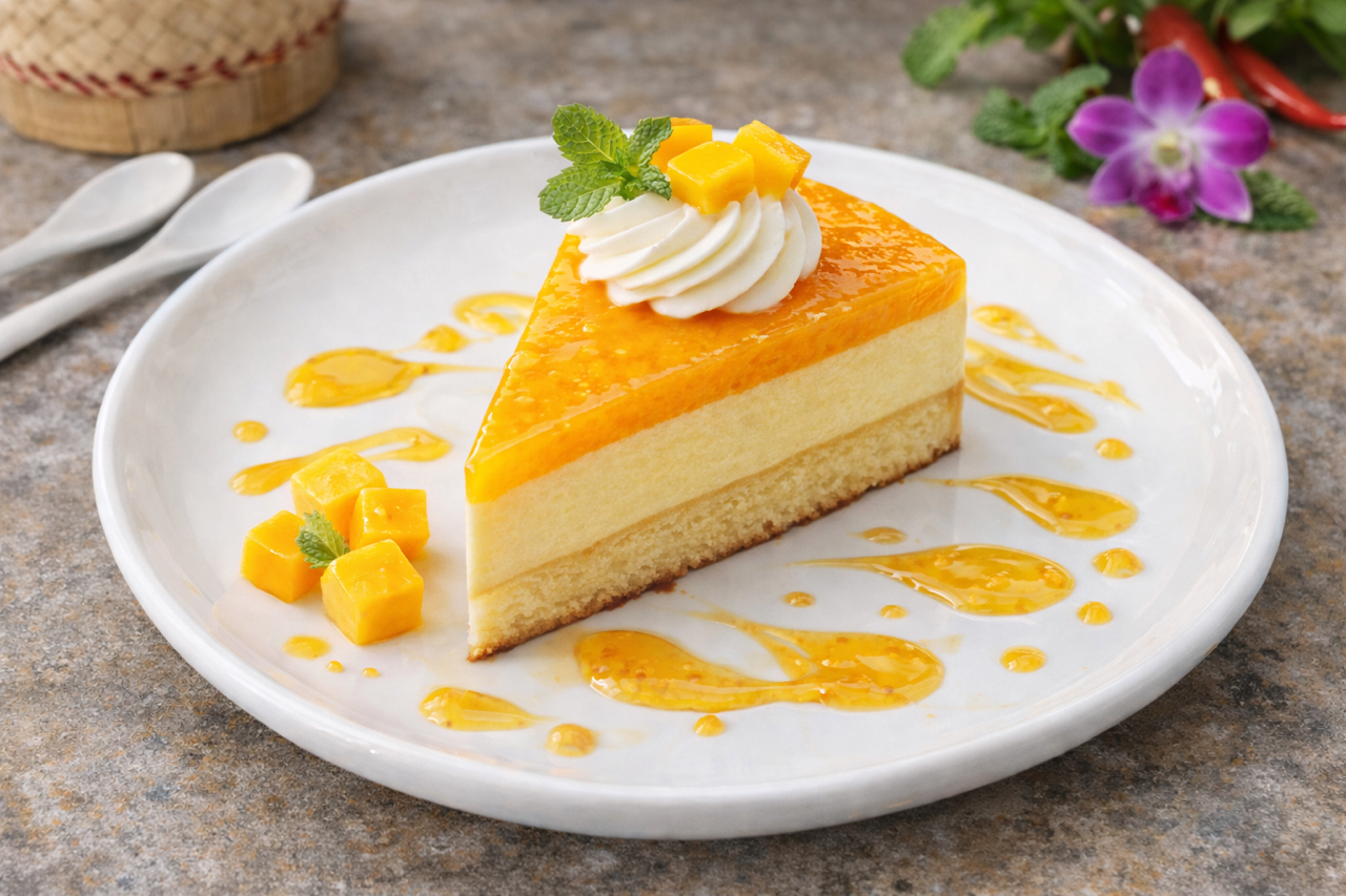 Mango Mousse Cake