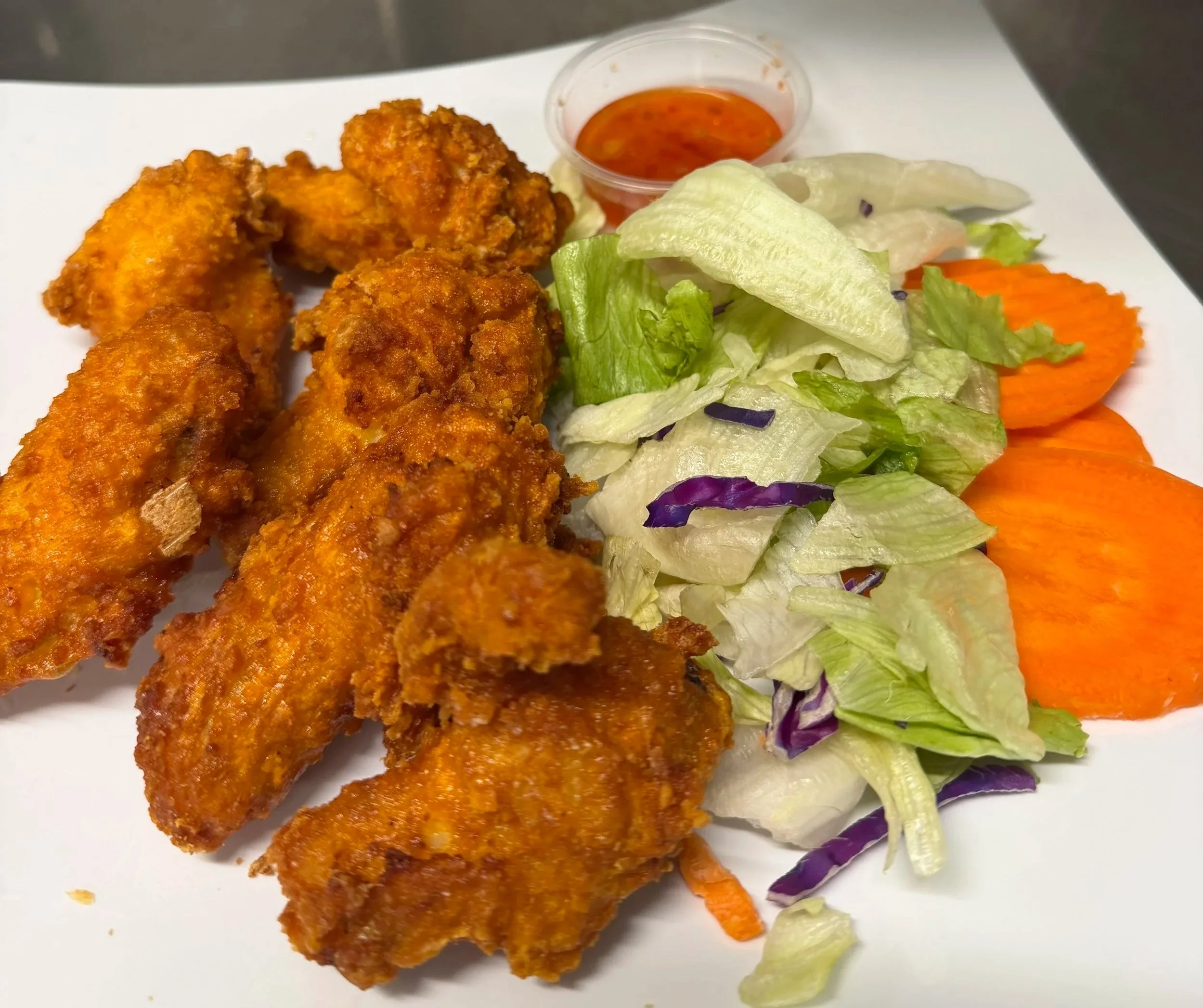 Golden Fried Chicken Wings