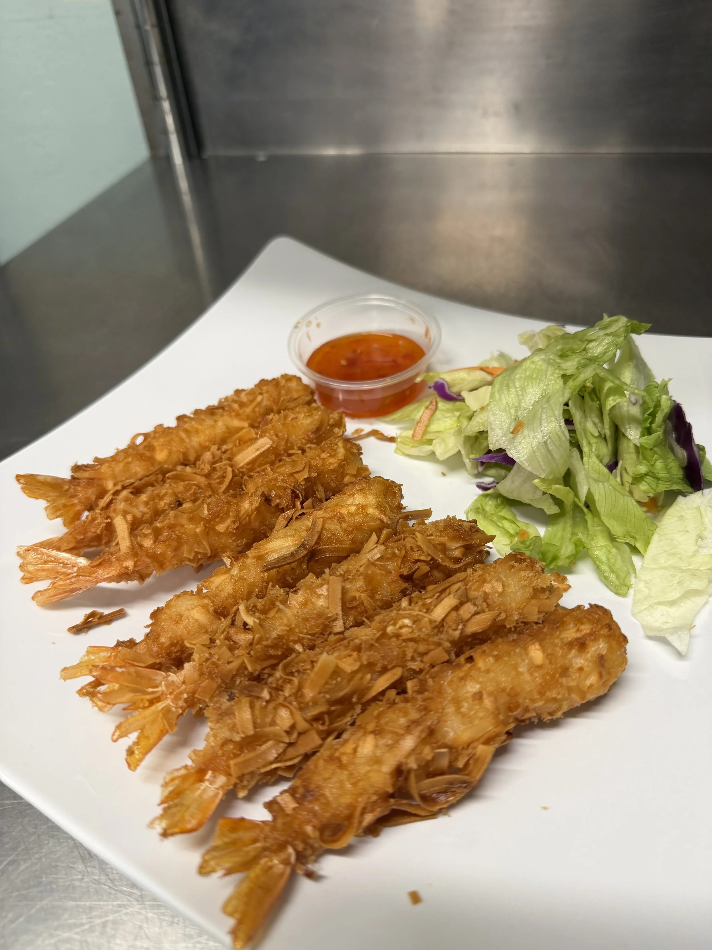 Coconut Torpedo Shrimp