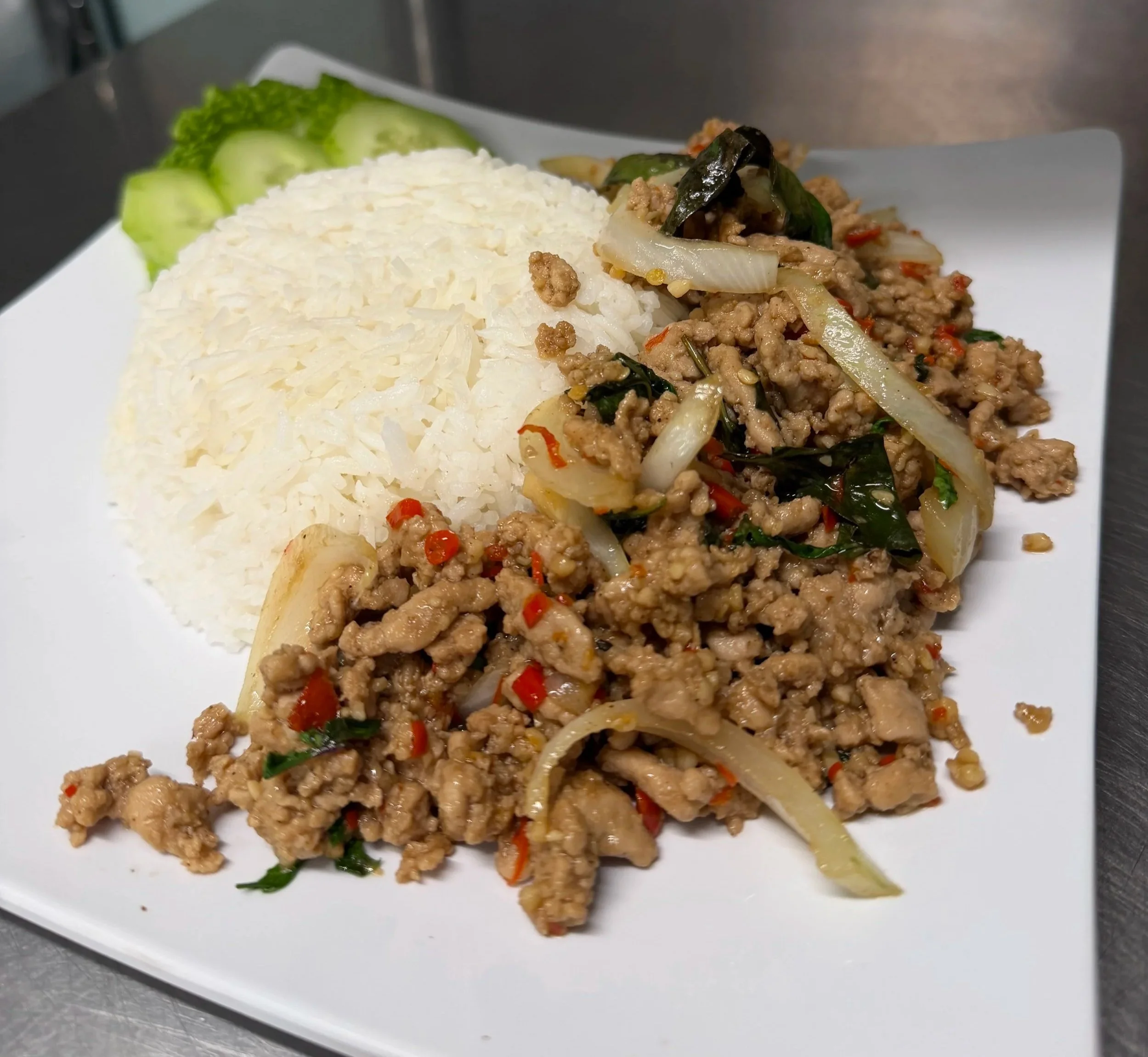 Pad Krapao (Chicken/Beef)