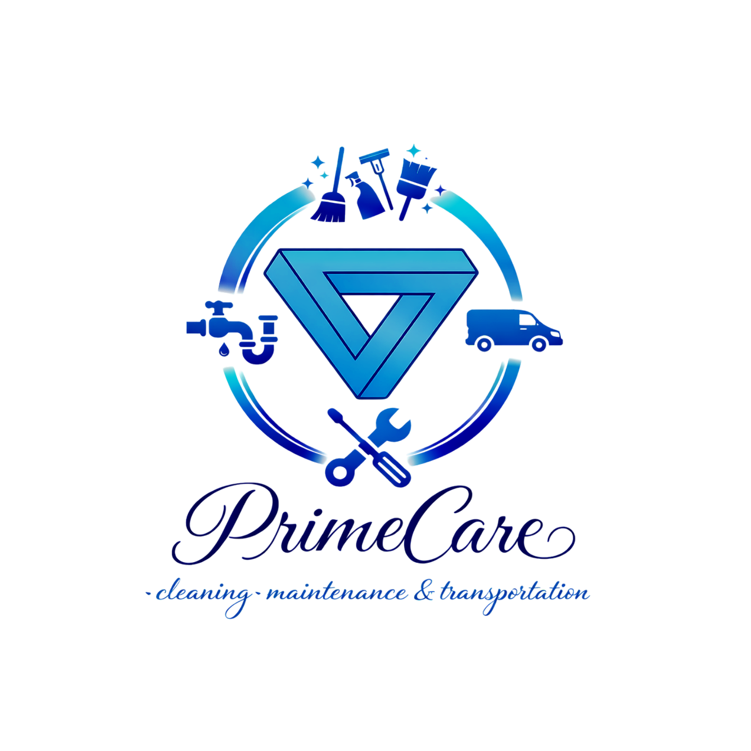 PrimeCare cleaning · maintenance &amp; transportation