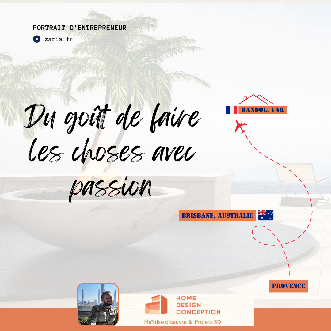 Exemple conception de profil d'entrepreneur, web & réseaux sociaux. (2022, FR)