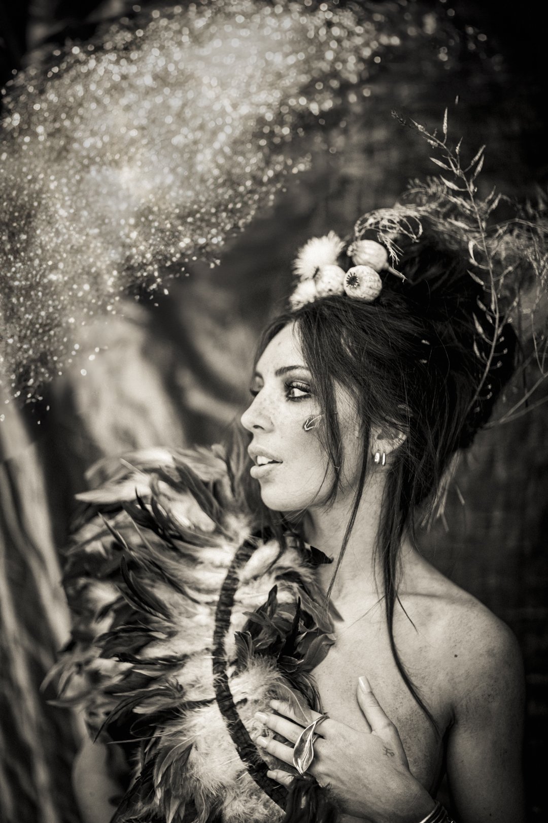 Projet RAW-  ©Hélène Perry
Maquillage Coiffure ©Peggy Valor