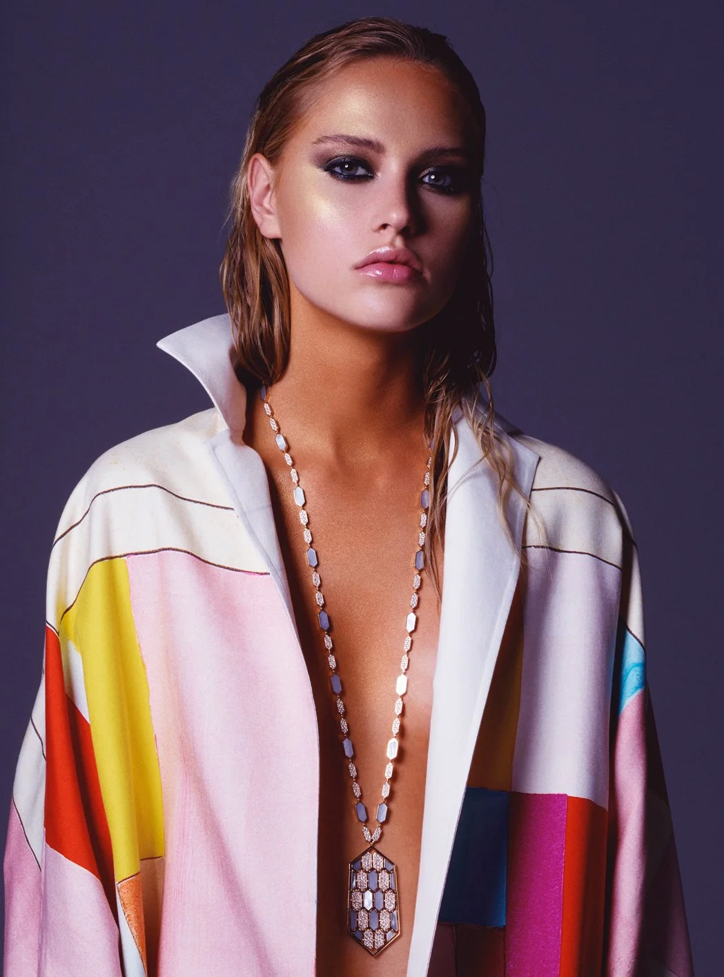 Magazine l'Officiel, Photo ©Seb Michel 
Maquillage coiffure ©Peggy Valor 
